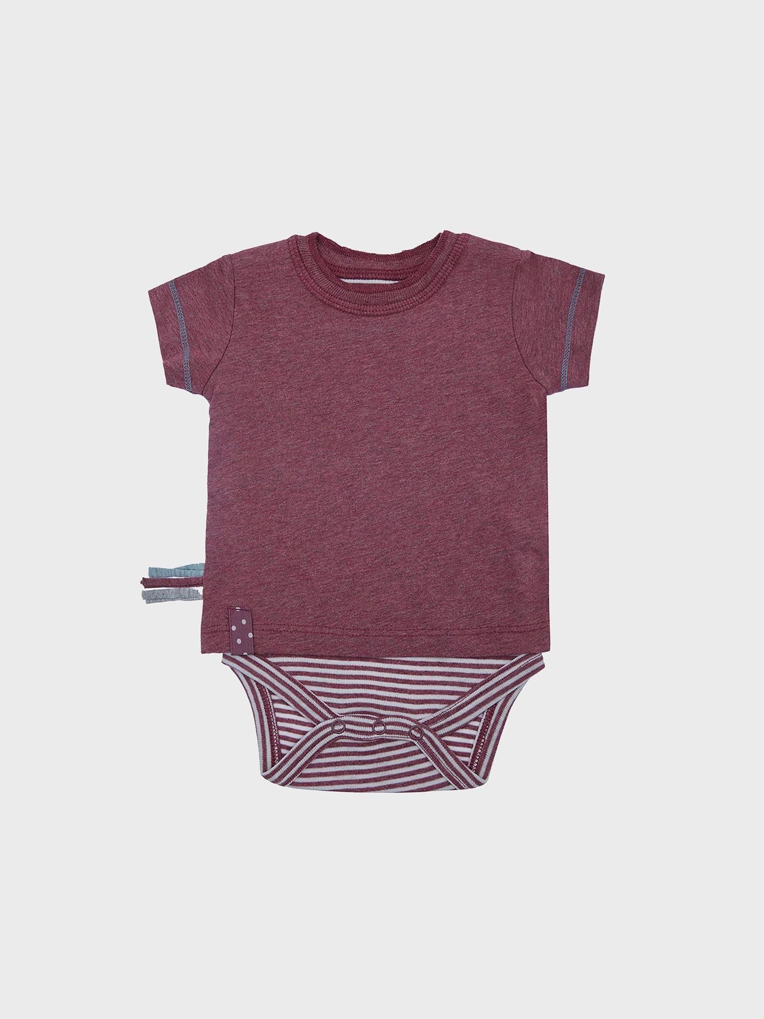 T-Shirt-Body Baby Kurzarm-Bodyshirt aus Bio - Baumwolle