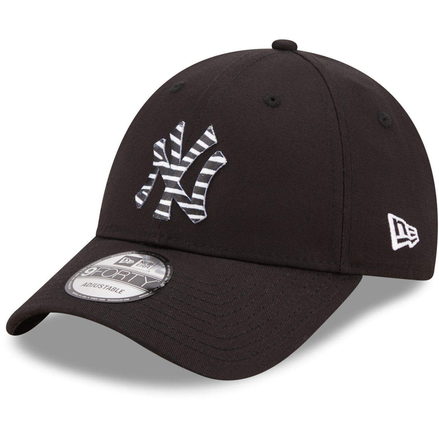 New Era Trucker Cap 9Forty ZEBRA INFILL New York Yankees schwarz | Baseball Caps