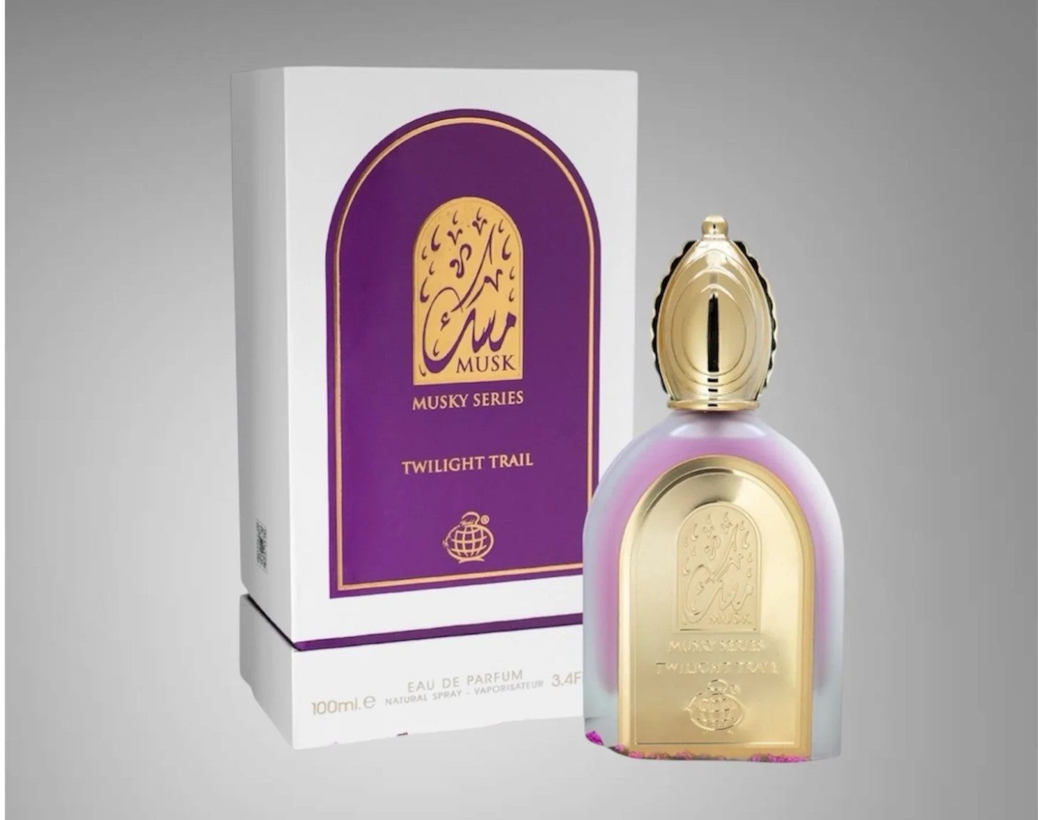 Fragrance World Eau de Parfum Twilight Trail, Luxuriöser Damenduft mit Rose, Moschus & warmer Amber-Note