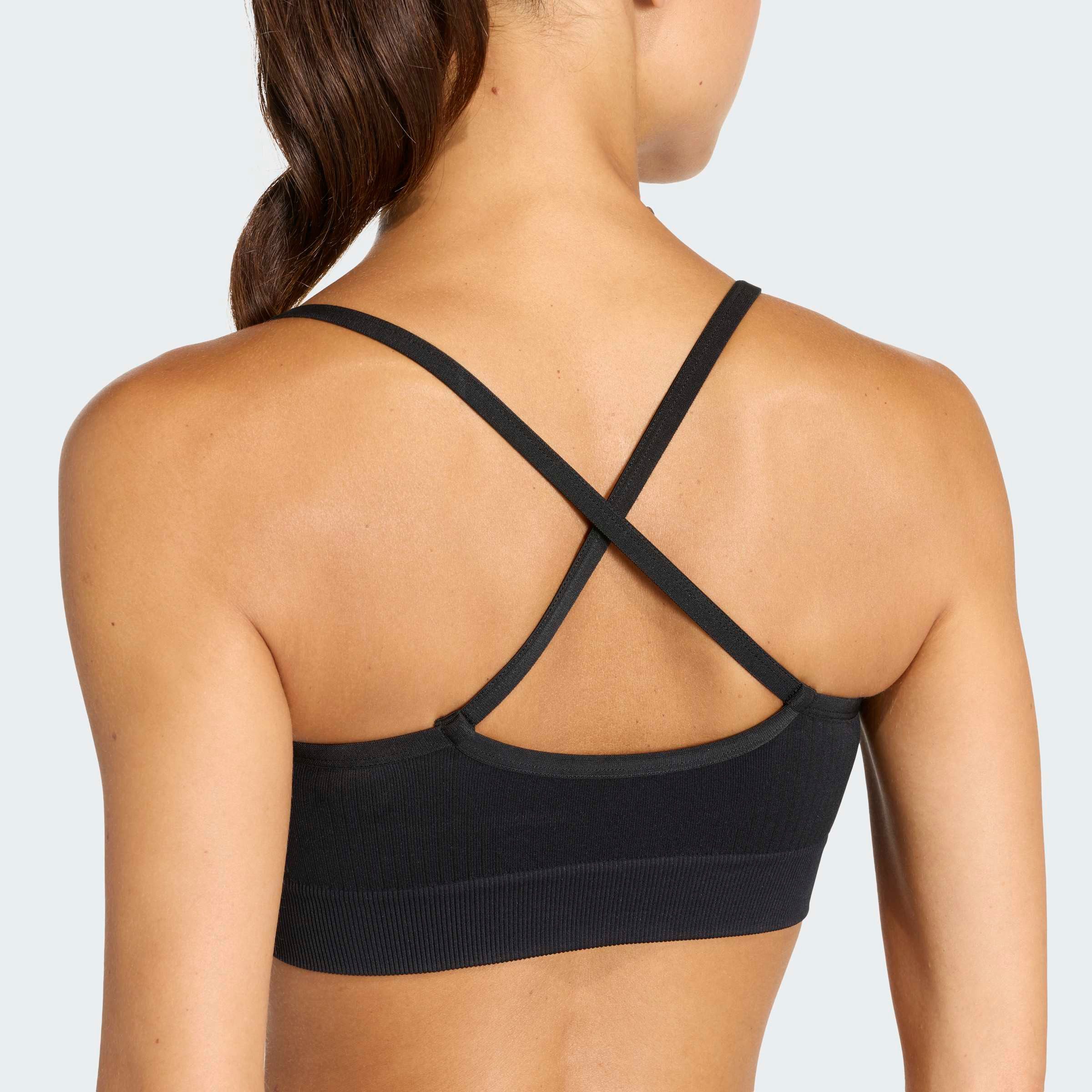 adidas Performance Sport-BH WORKOUT ESSENTIALS KNIT LIGHT SUPPORT PADDED BH