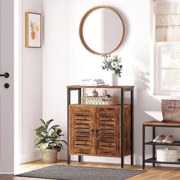 Hoobro Kommode Sideboard, Küchenschrank, Kommode Vintage verstellbaren Ablage