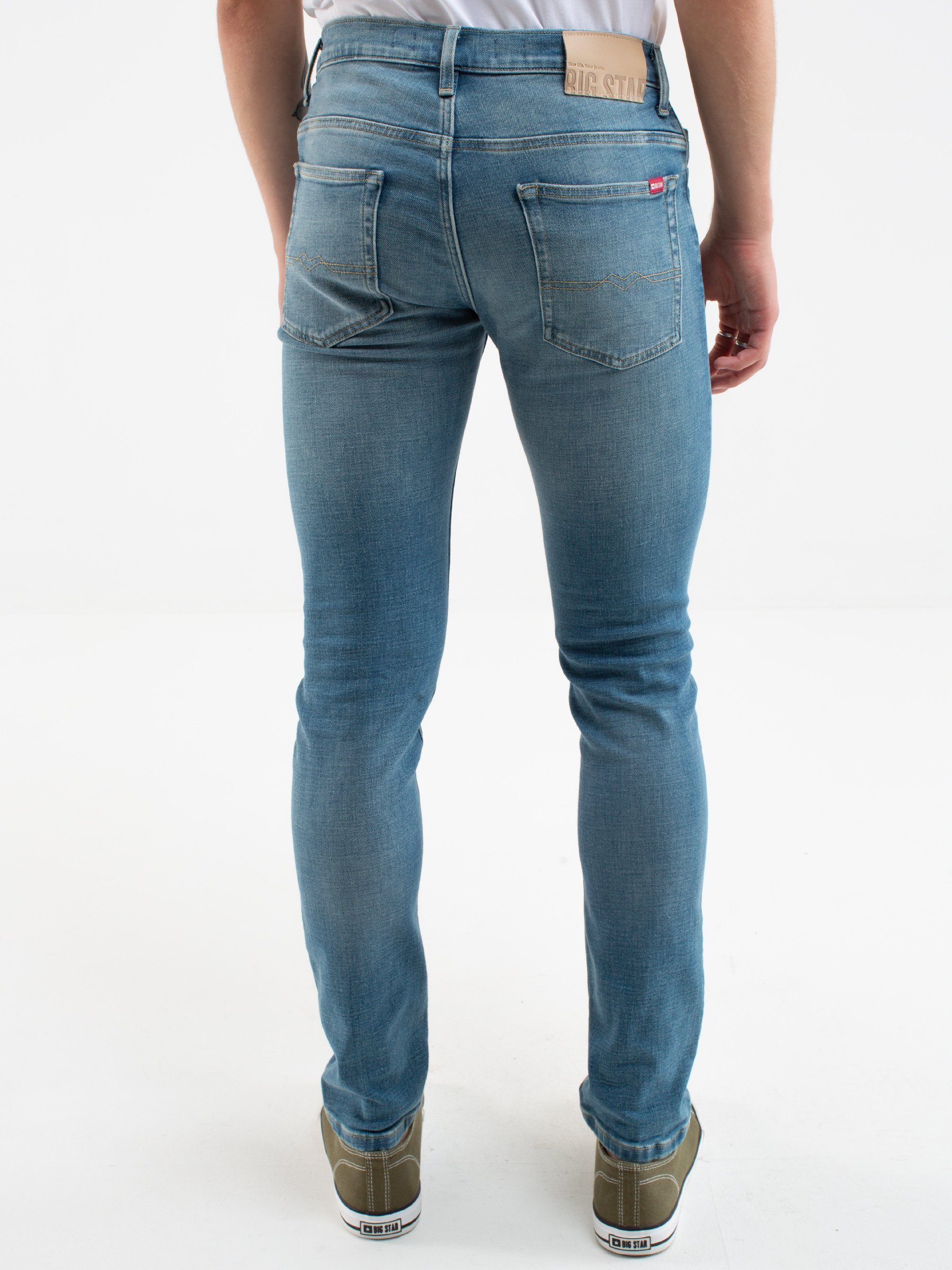 BIG STAR Skinny-fit-Jeans (1-tlg) JEFFRAY denimblau