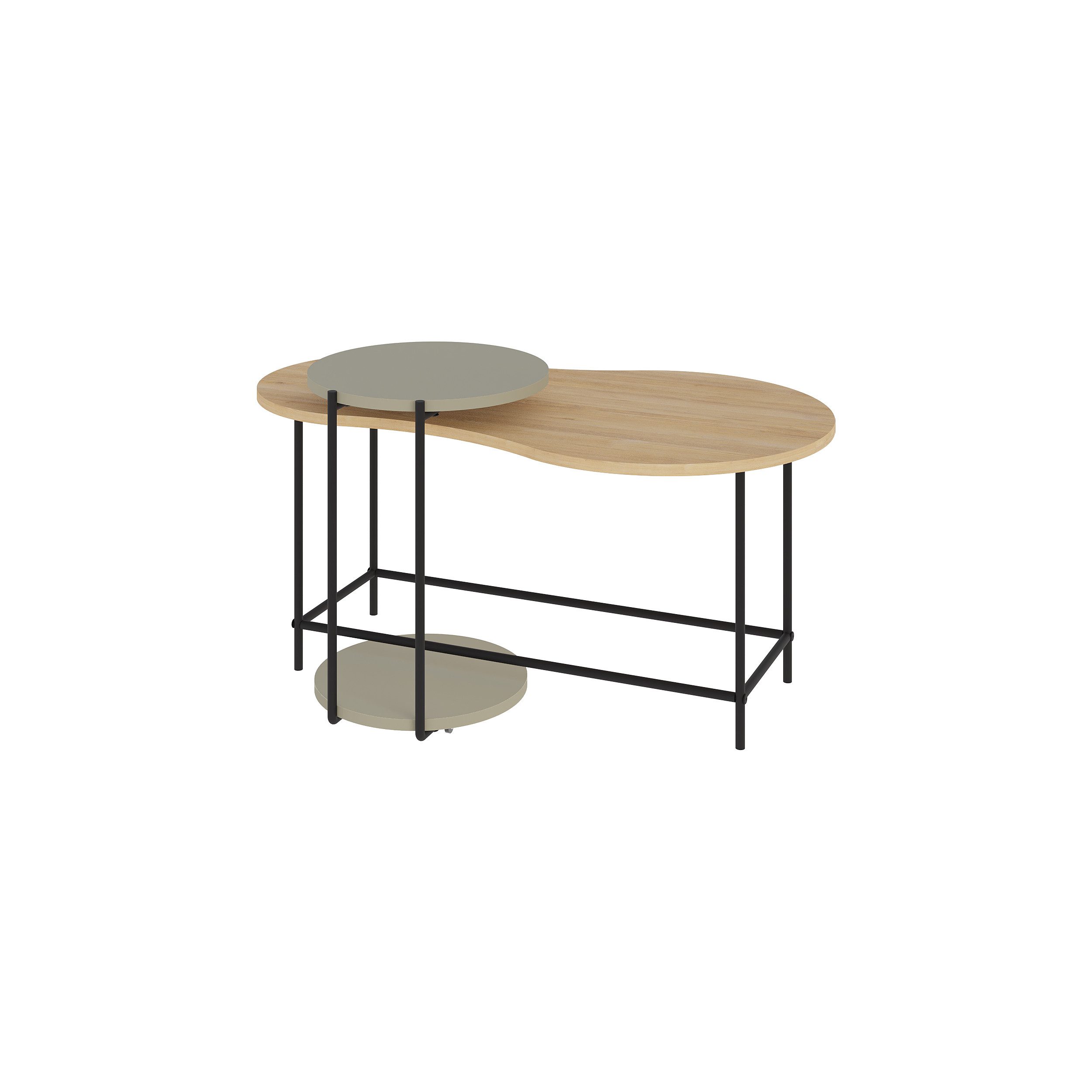 Decortie Couchtisch CUDDLE (2er Set), Moderner Couchtisch, 46,8 x 58 x 102 cm