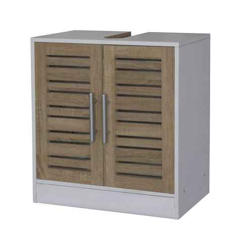 HTI-Line Unterschrank Waschbeckenunterschrank Klara (Stück, 1-St., 1 Unterschrank, ohne Montagematerial) Badschrank Landhausstil
