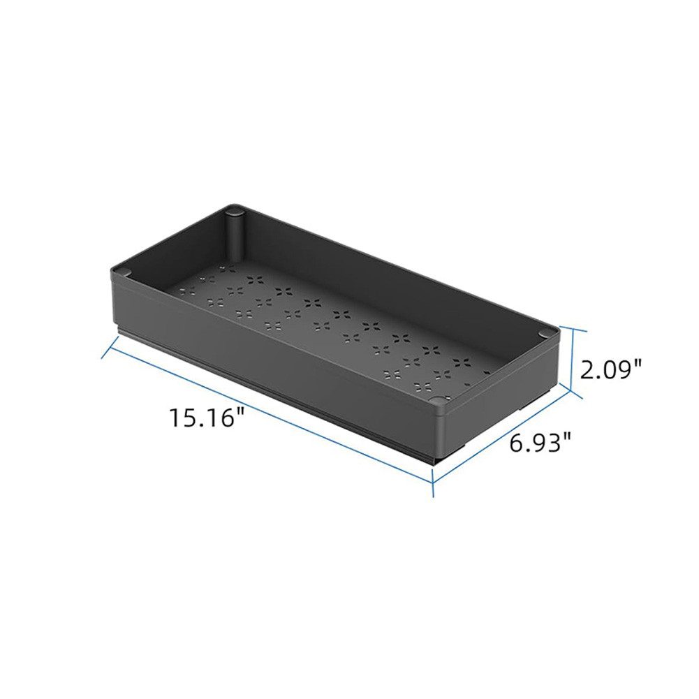 GarveeMore Küchenorganizer-Set 1/3pc Küche Ausziehschrank Organizer, ausziehbare Schubladen, (1-tlg), Unter der Spüle Organizer, Roll Out Regale für Küche Schrä – Bild 2 von 5
