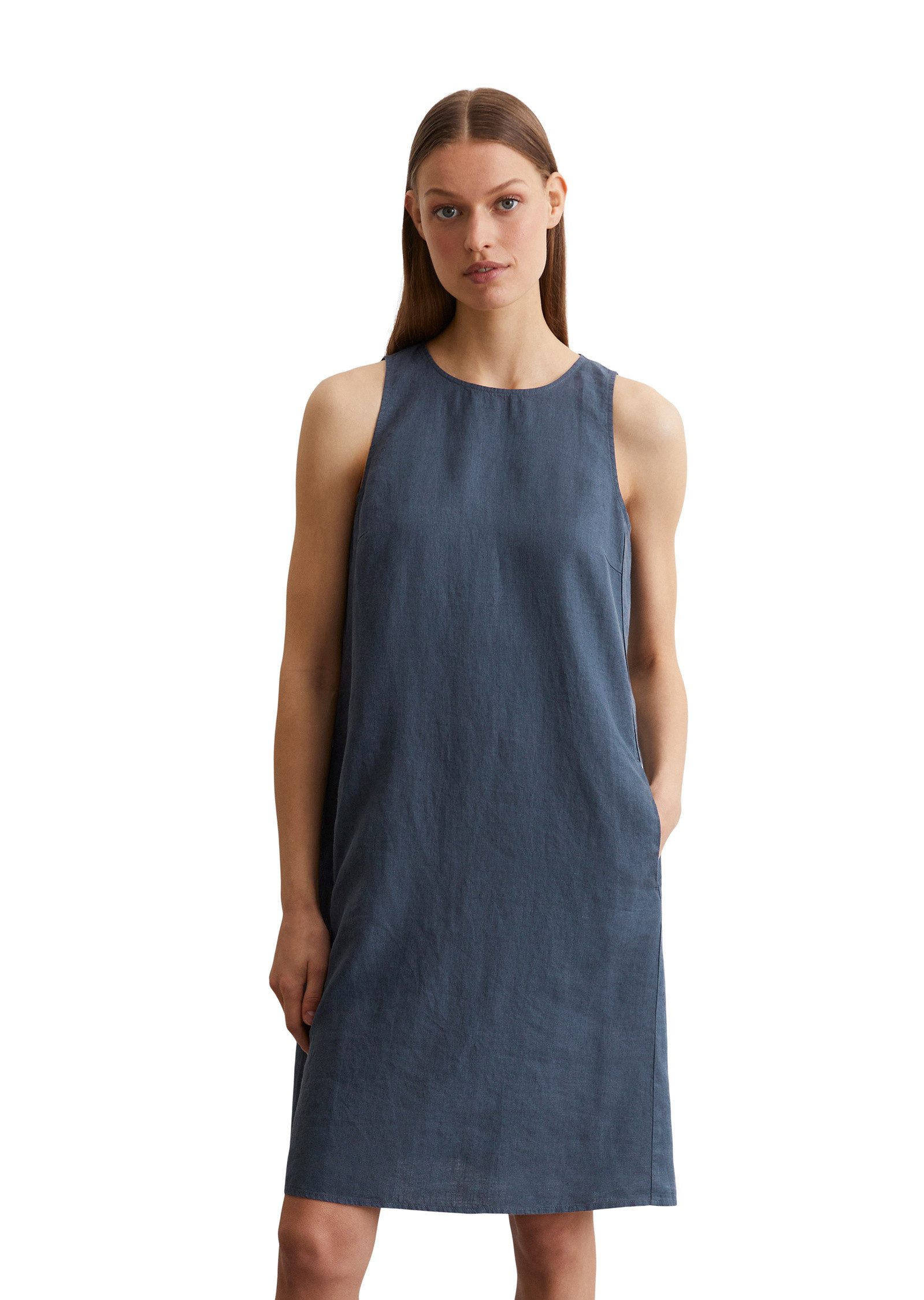 Midikleid in A-Linie geschnitten