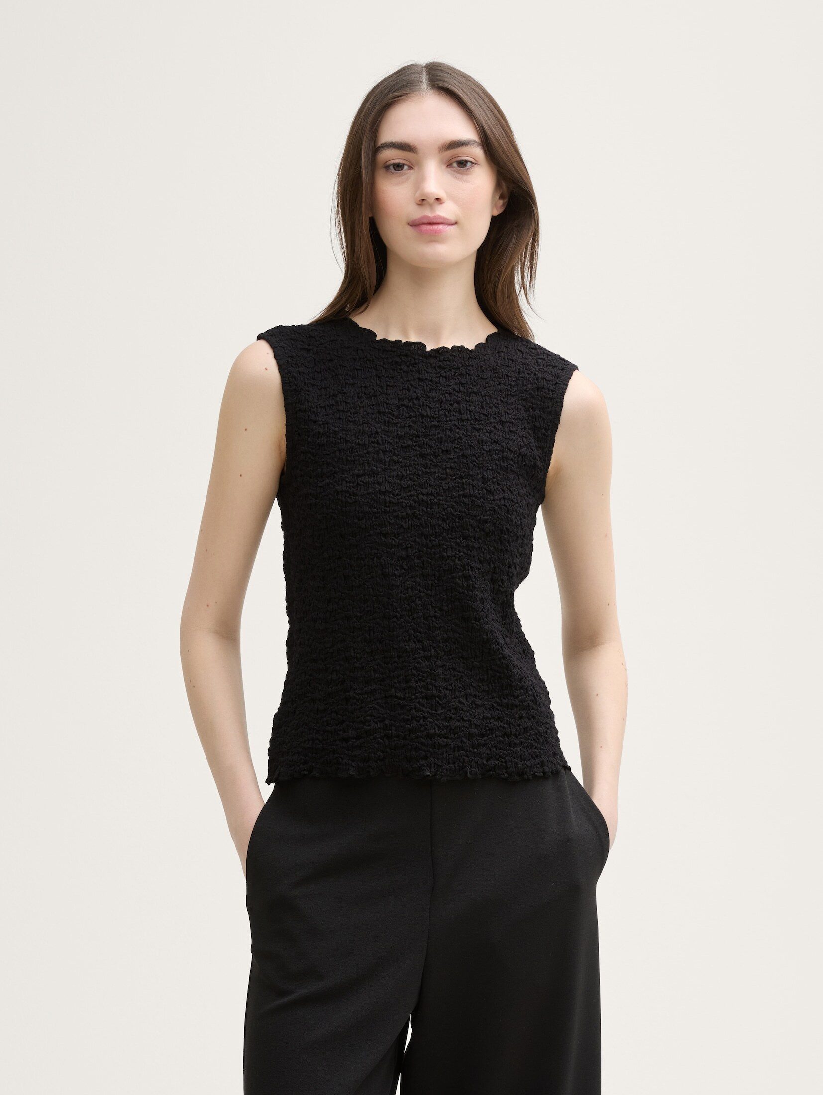 TOM TAILOR Denim Trägertop Crinkle Top günstig online kaufen