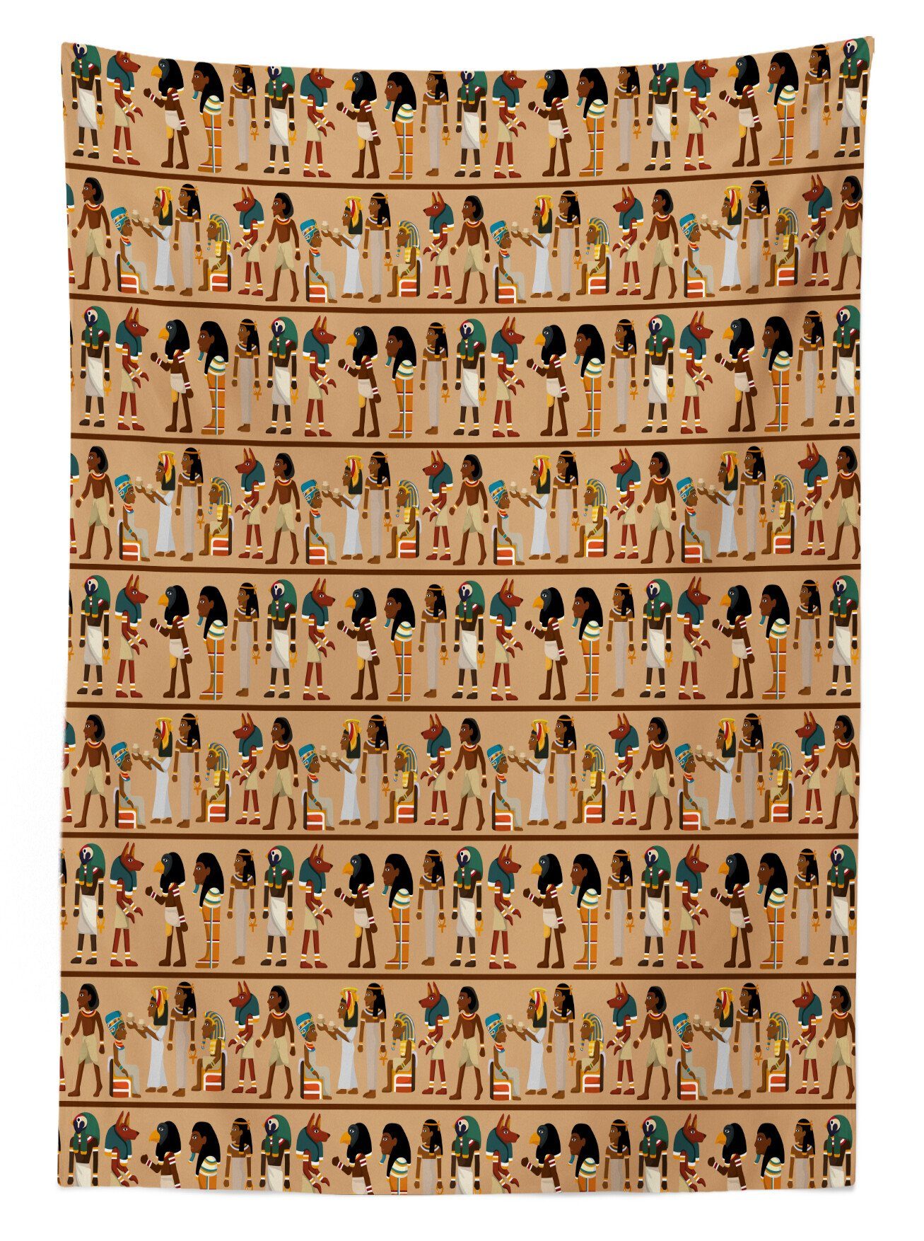 Klare den Cartoon ägyptisch Waschbar Abakuhaus geeignet Tischdecke Bereich Farbfest Außen Für Farben, Ägyptologie