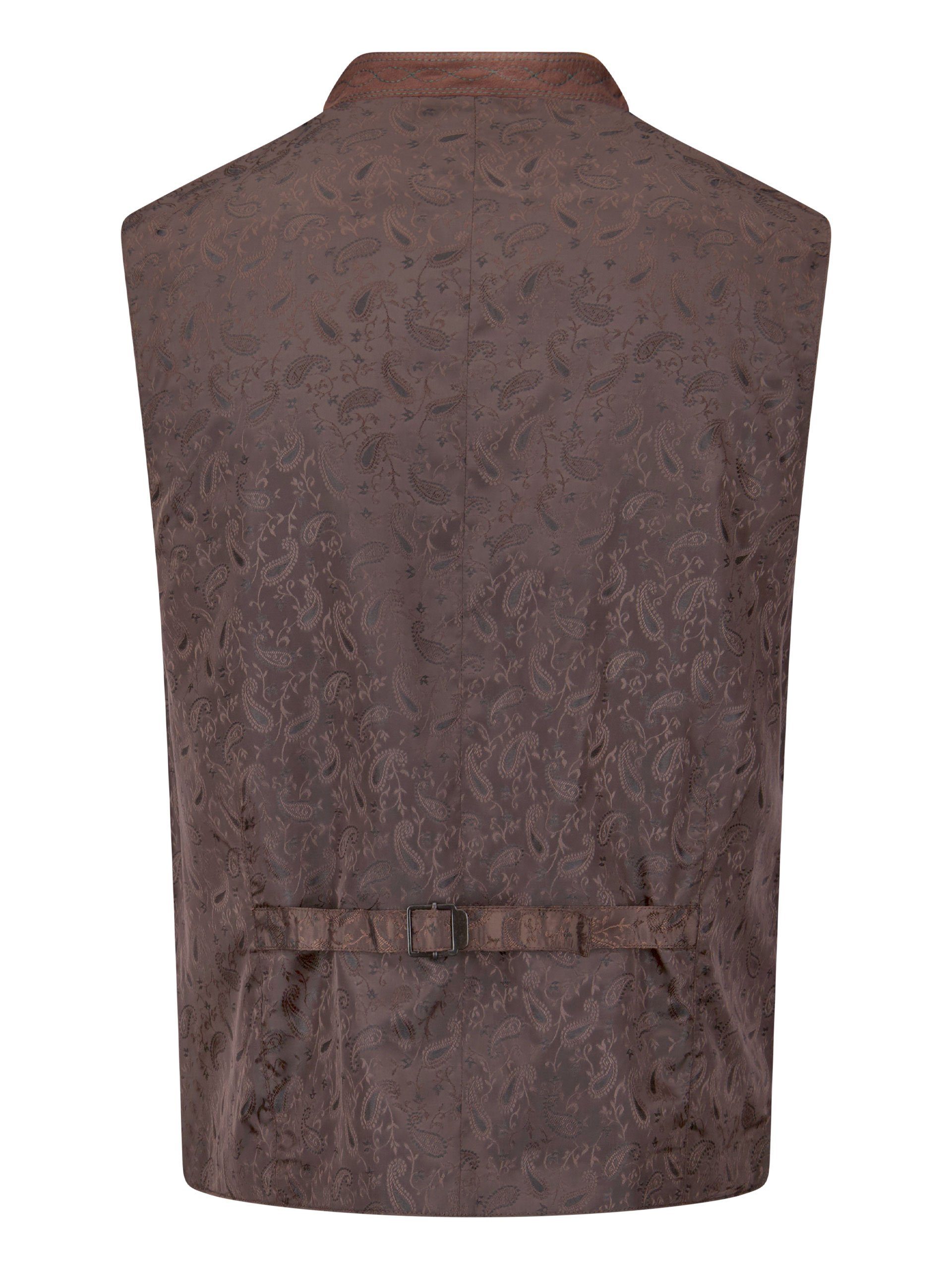 FUCHS Trachtenweste Trachten Weste Herren Mane beige (1-tlg) beige