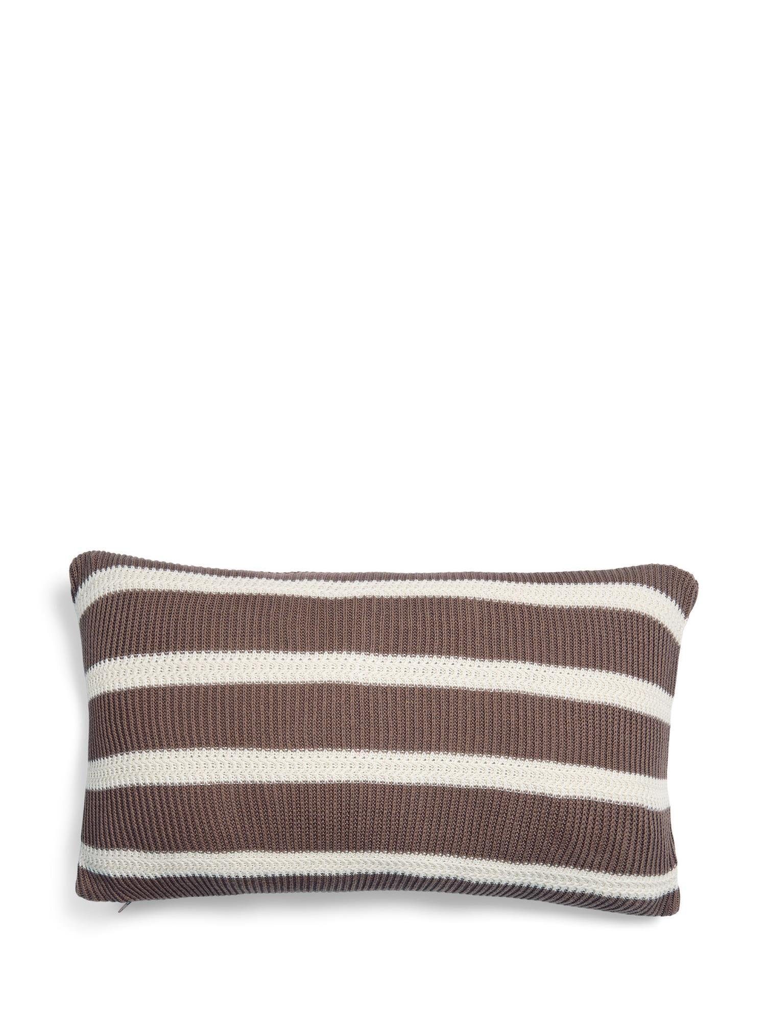 Marc O'Polo gestreift Portabella Home knit, Structure Dekokissen Strickoptik und