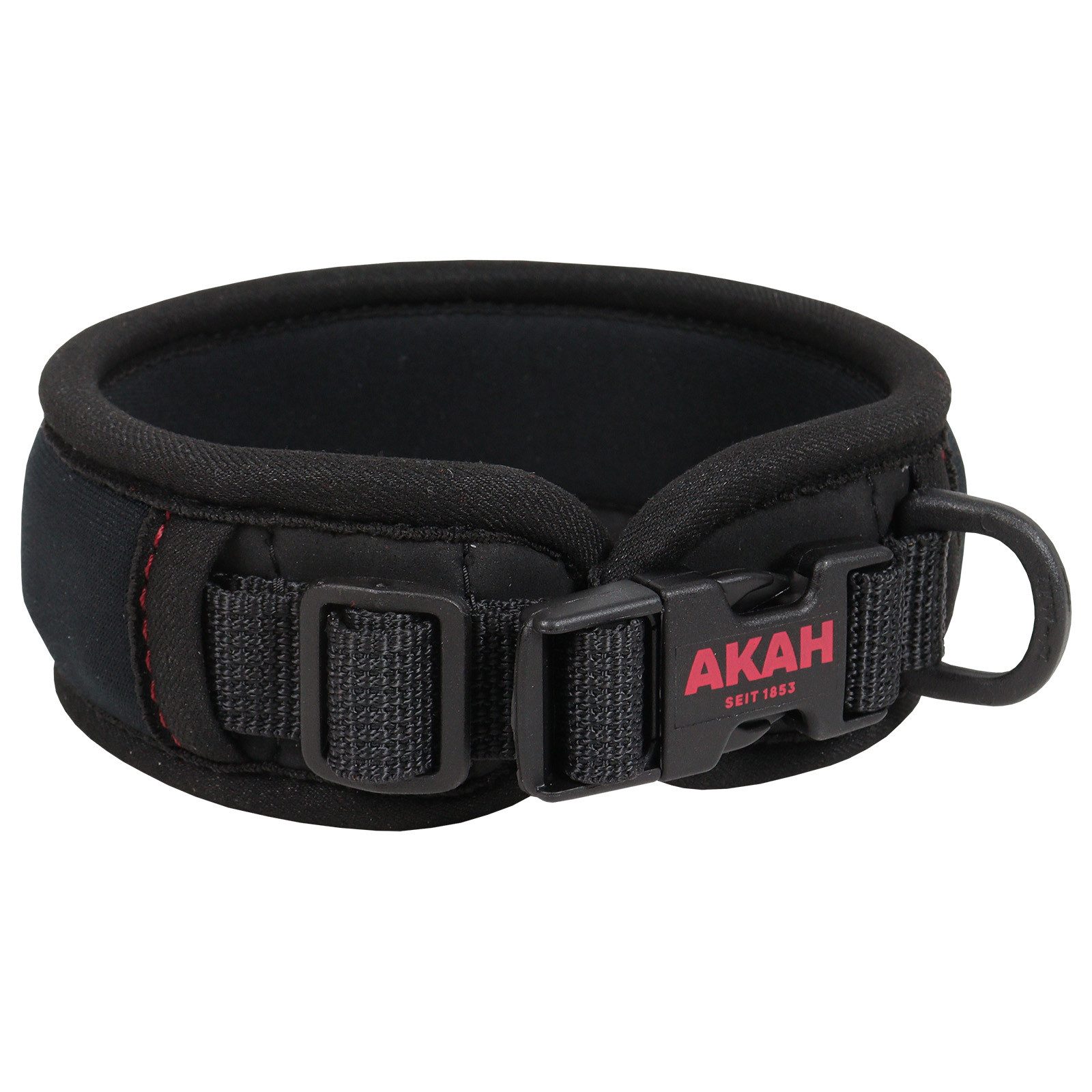 AKAH Hunde-Halsband AKAH Neopren Halsung Comfort Standard schwarz