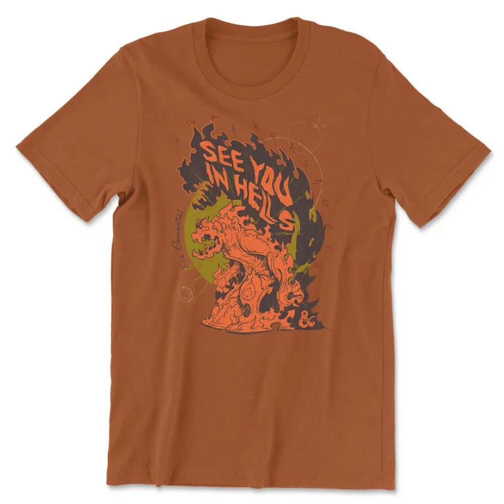 DUNGEONS & DRAGONS T-Shirt D&D - See You IN Hells T-Shirt