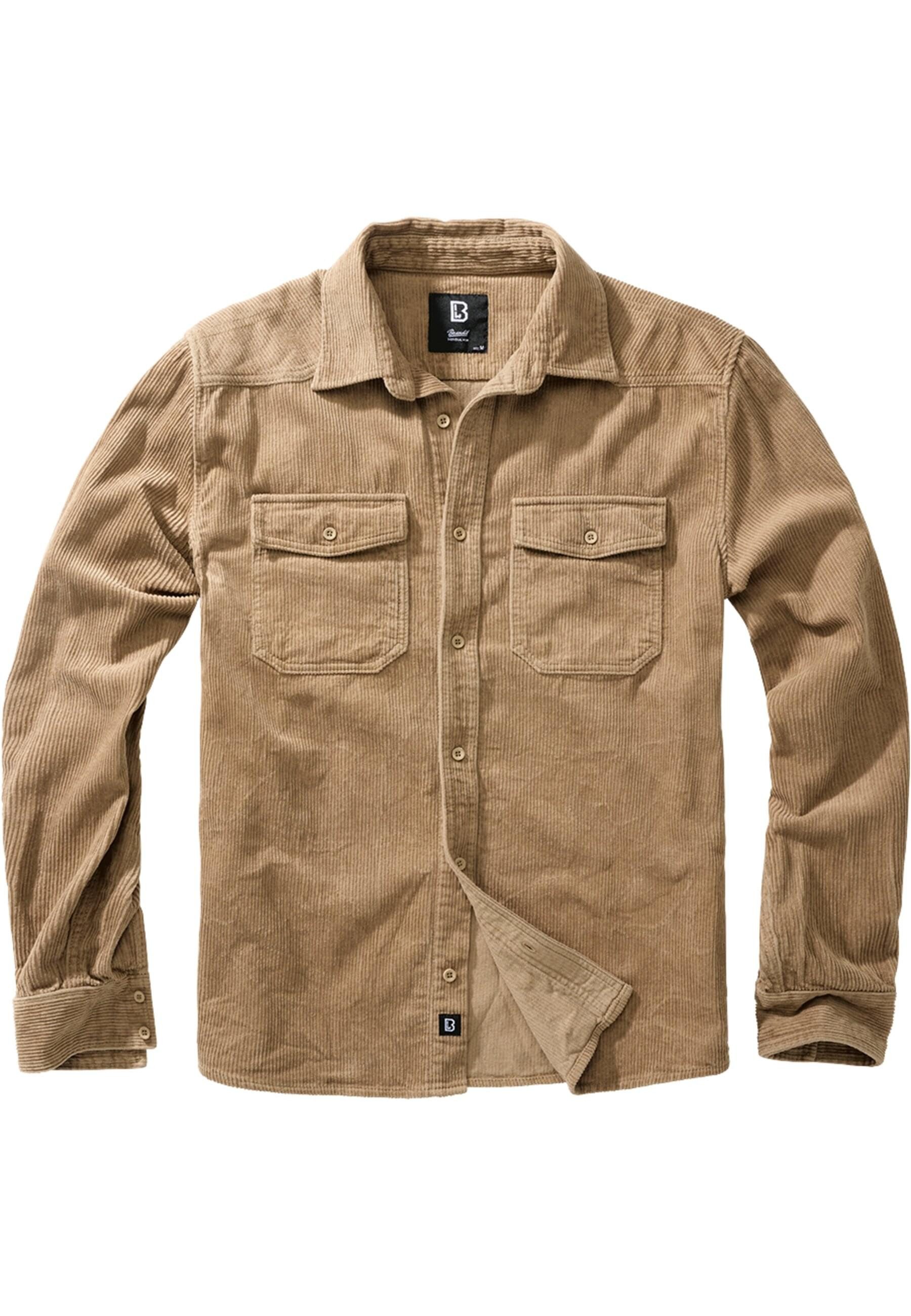 Langarmhemd Brandit Herren Corduroy Classic Shirt Long Sleeve