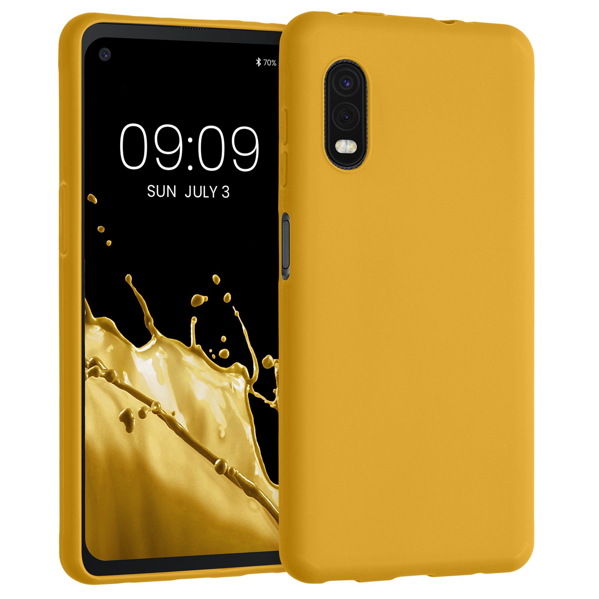kwmobile Handyhülle Hülle für Samsung Galaxy Xcover Pro, Hülle Silikon - Soft Handyhülle - Handy Case Cover
