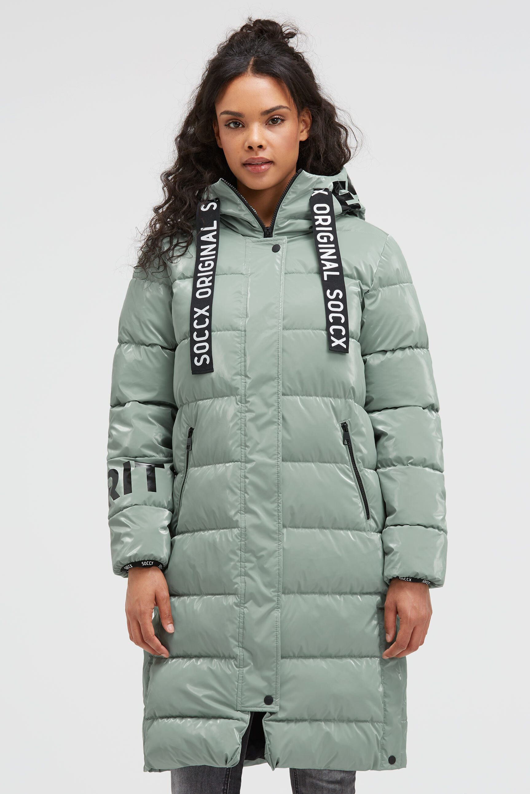 SOCCX Parka mit Reißverschluss an den Einschubtaschen günstig online kaufen