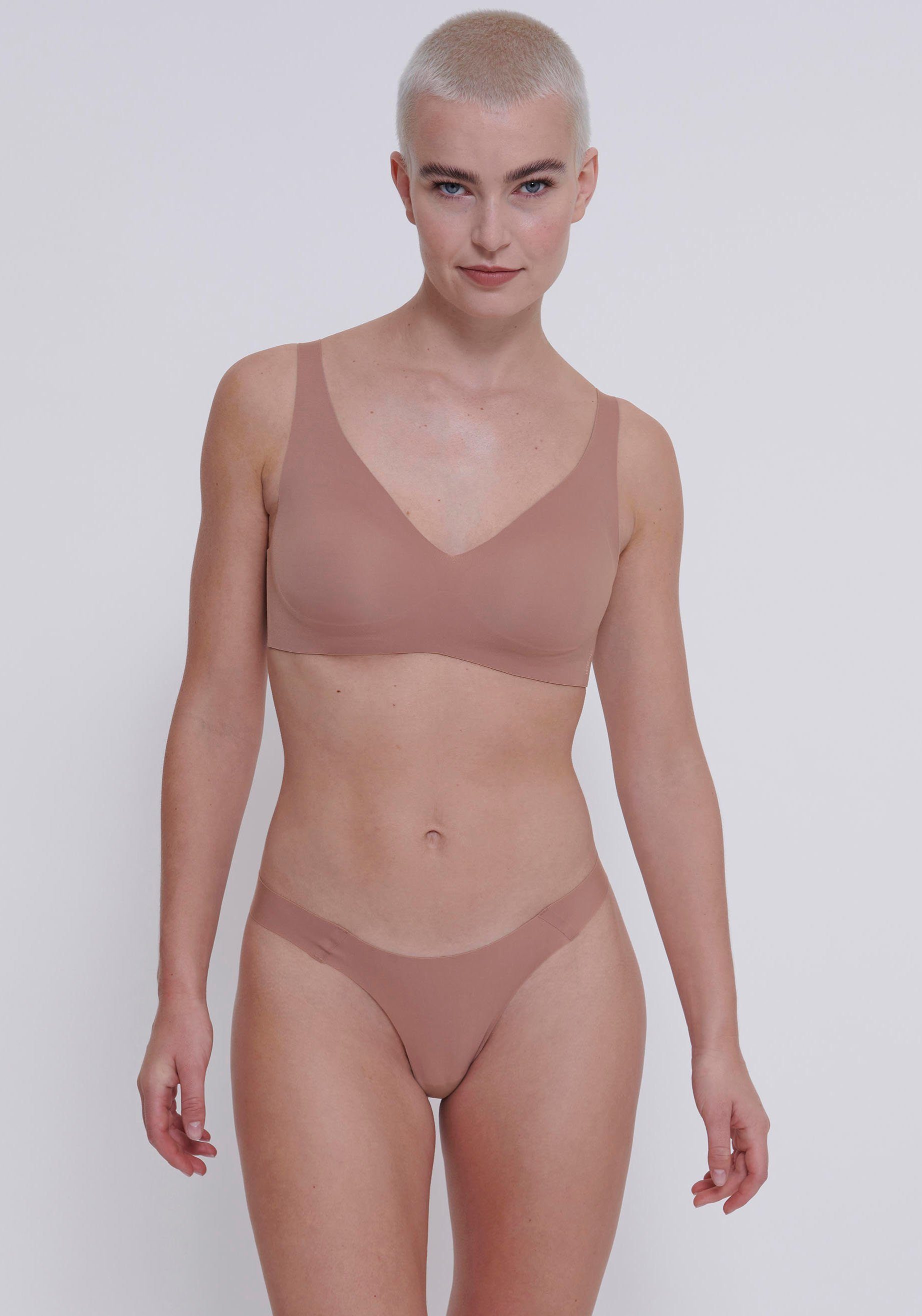 sloggi Bügelloser BH NEU: ZERO Feel 2.0 Soft bra nahtlos, mit herausnehmbaren Cups