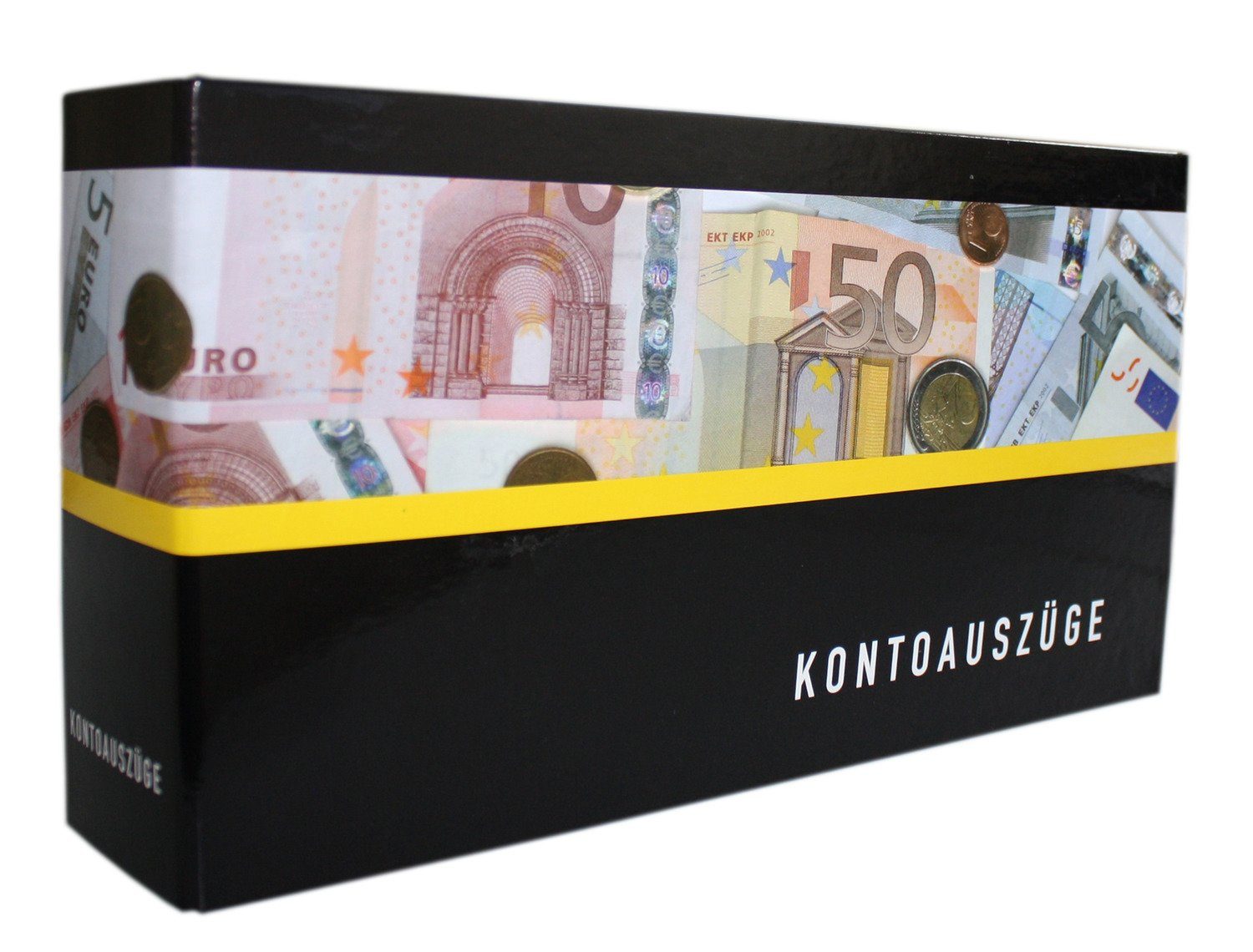 Idena Банковская папка Idena 303598 - Kontoauszugordner DIN lang, mit Aufdruck, 5,5 cm Rücken