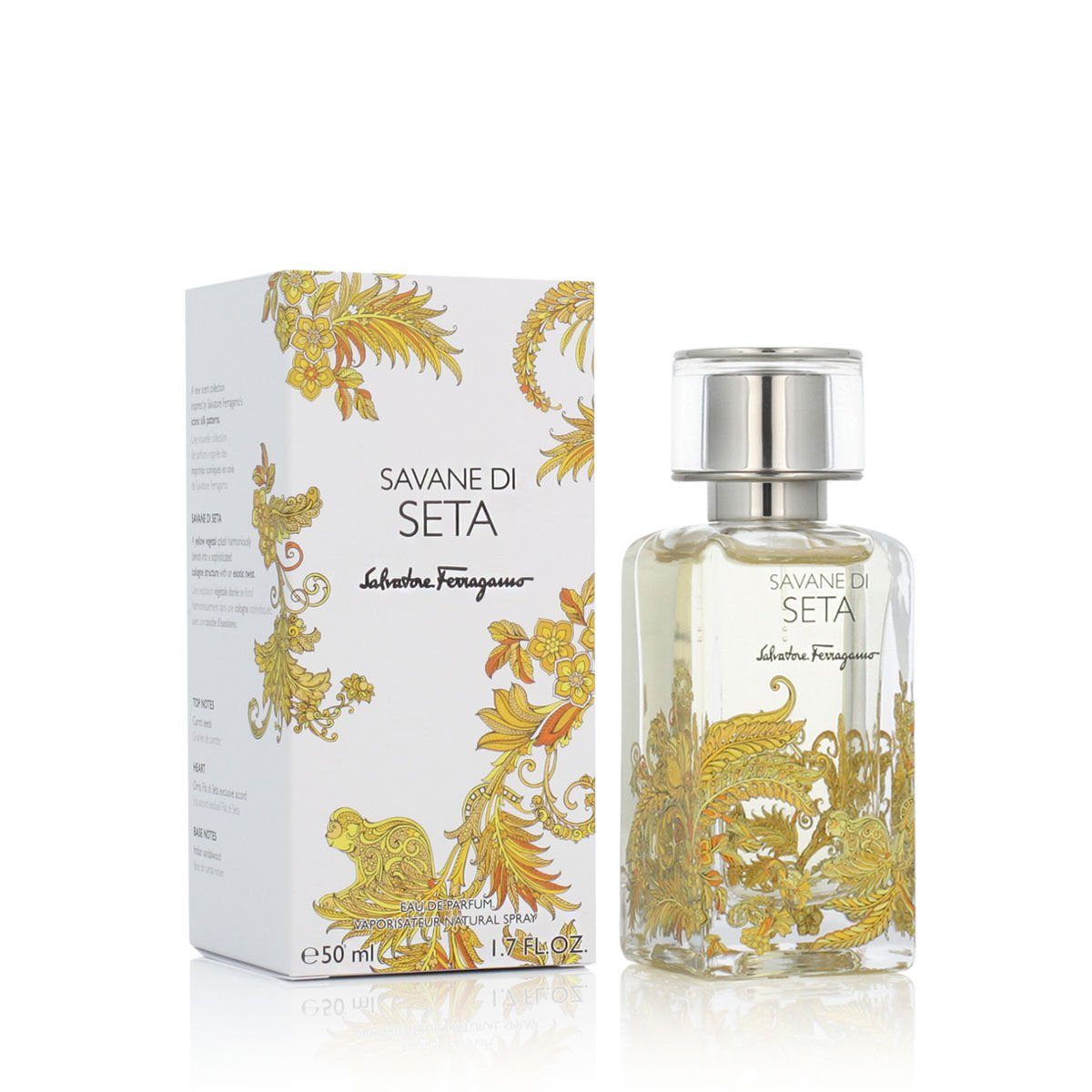 Salvatore Ferragamo Eau Salvatore Parfum Unisex-Parfüm Eau di de de Toilette 50 Savane ml Ferragamo Seta