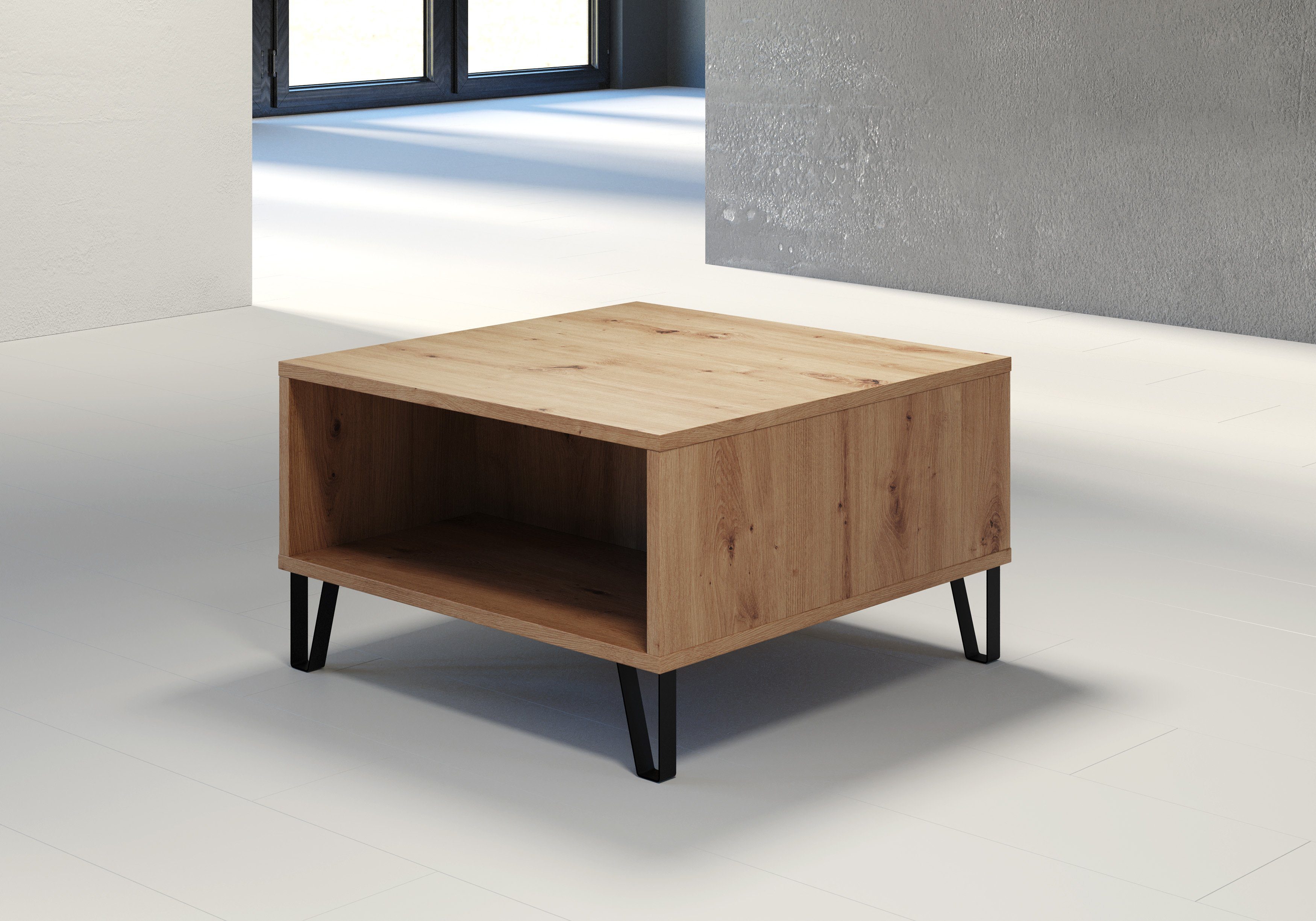 Couchtisch Couchtisch Touch klein, Wohnzimmertisch, Artisan Eiche