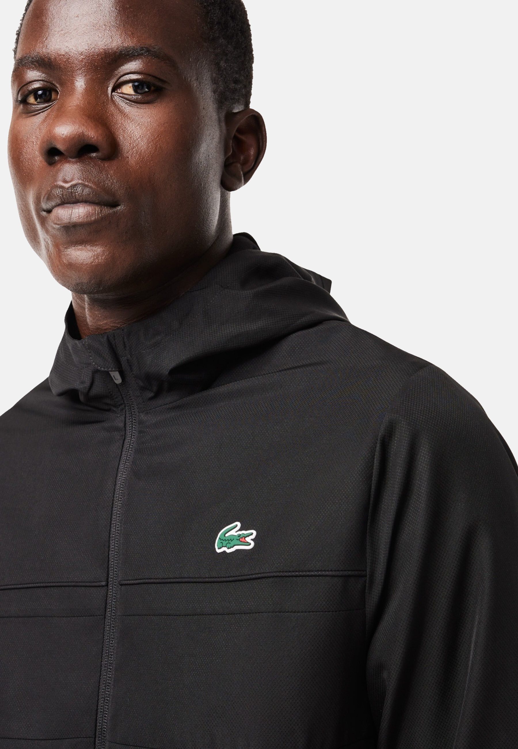 Lacoste Trainingsjacke Kapuzenjacke Sportjacke (1-St)