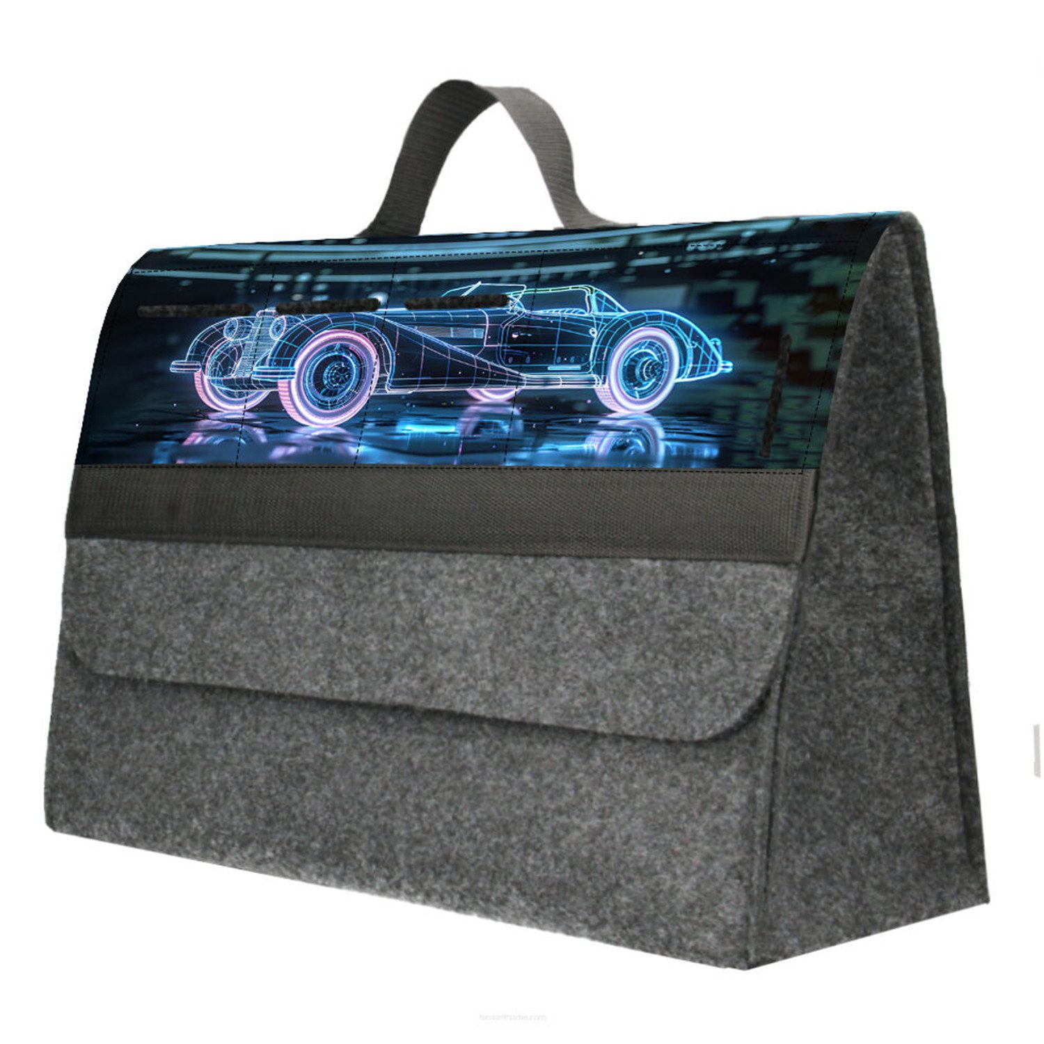 Bertoni Aufbewahrungstasche Kofferraum Organizer Tasche 46x20cm (1-tlg), Beseitigt effektiv Unordnung im Kofferraum