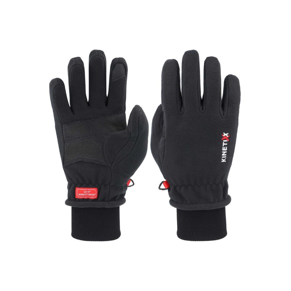 Kinetixx Fleecehandschuhe Winddichter Outdoor-Handschuh Muleta für Damen und Herren, KinetiXx (mit GORE WINDSTOPPER® Fleece) Atmungsaktiv, Winddicht, Touchscreen kompatibel
