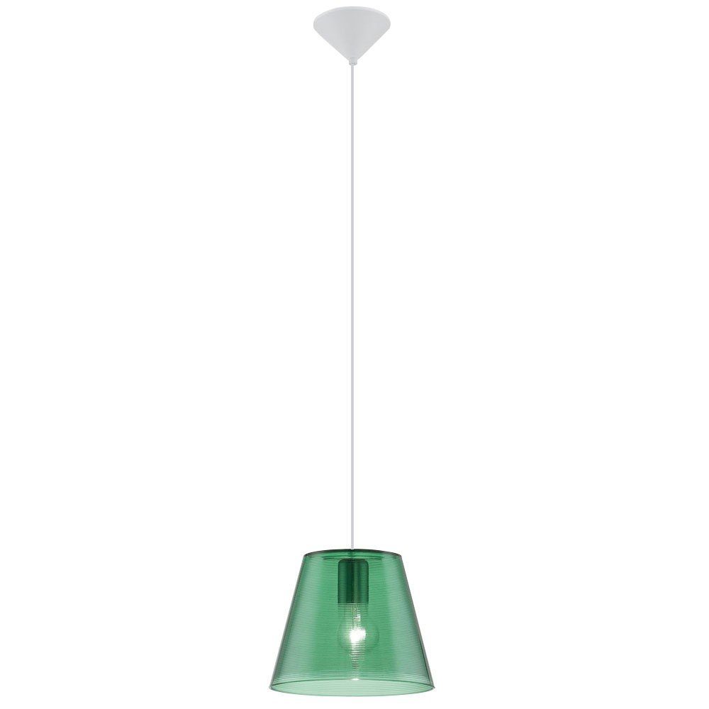 Pendel nicht Deckenleuchte, grün inklusive, 1-flammig Hänge Lampe Leuchtmittel Beleuchtung Arbeitszimmer EGLO