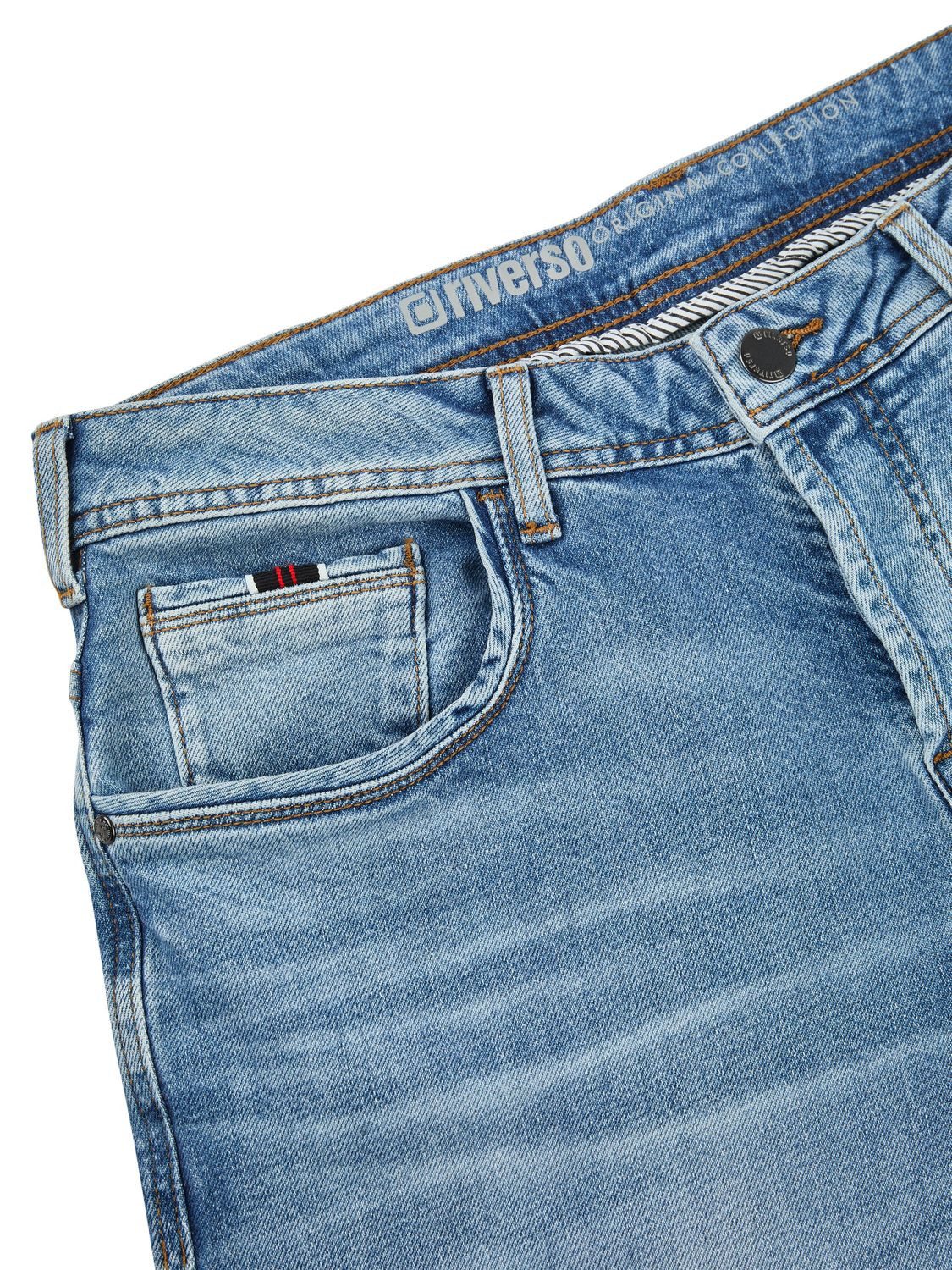 Bootcut-Jeans Herren Jeanshose RIVAlan Bootcut Fit