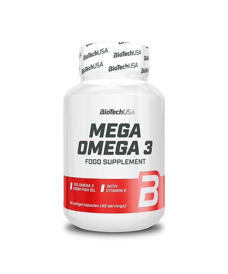 Biotech USA BioTech Mega Omega 3 90 Kapseln Kapseln, 100 g, Kapseln