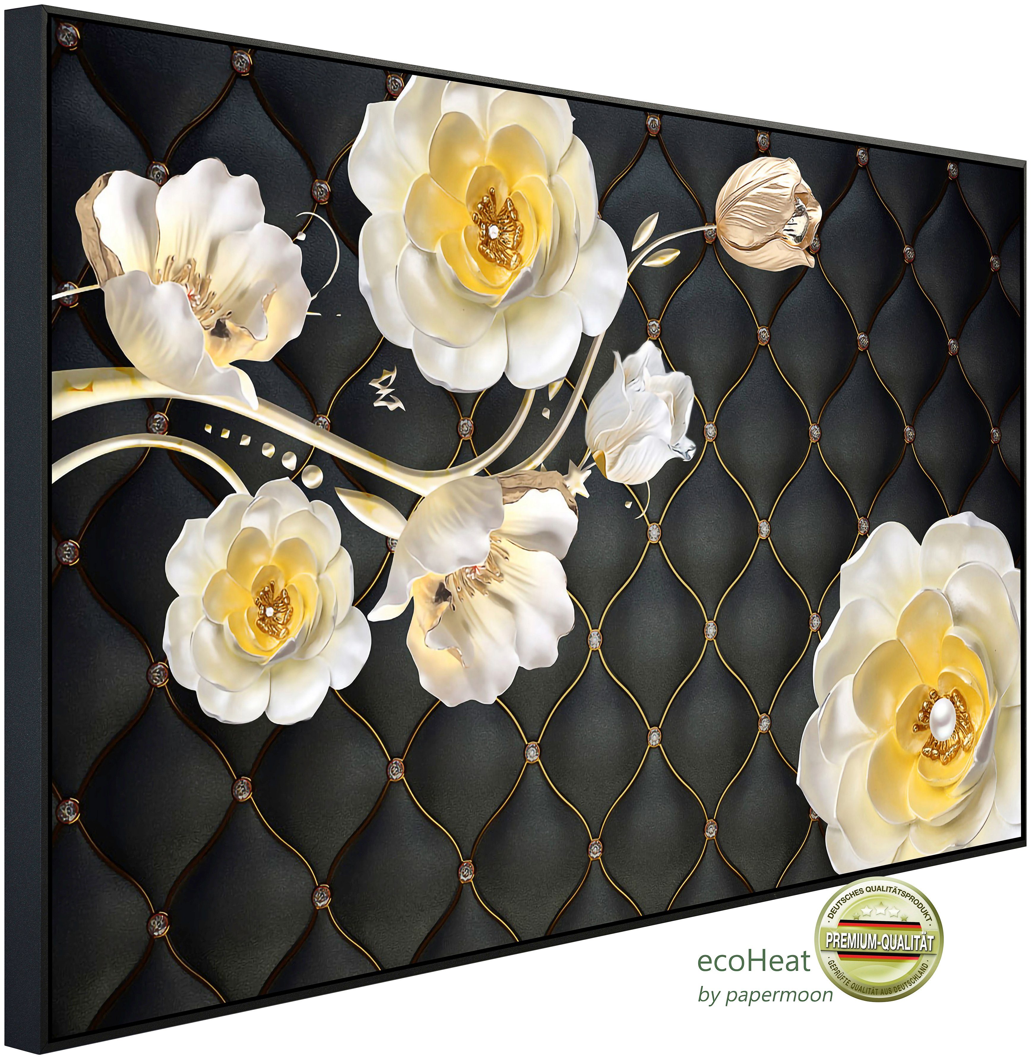 Infrarotheizung Muster mit Blumen