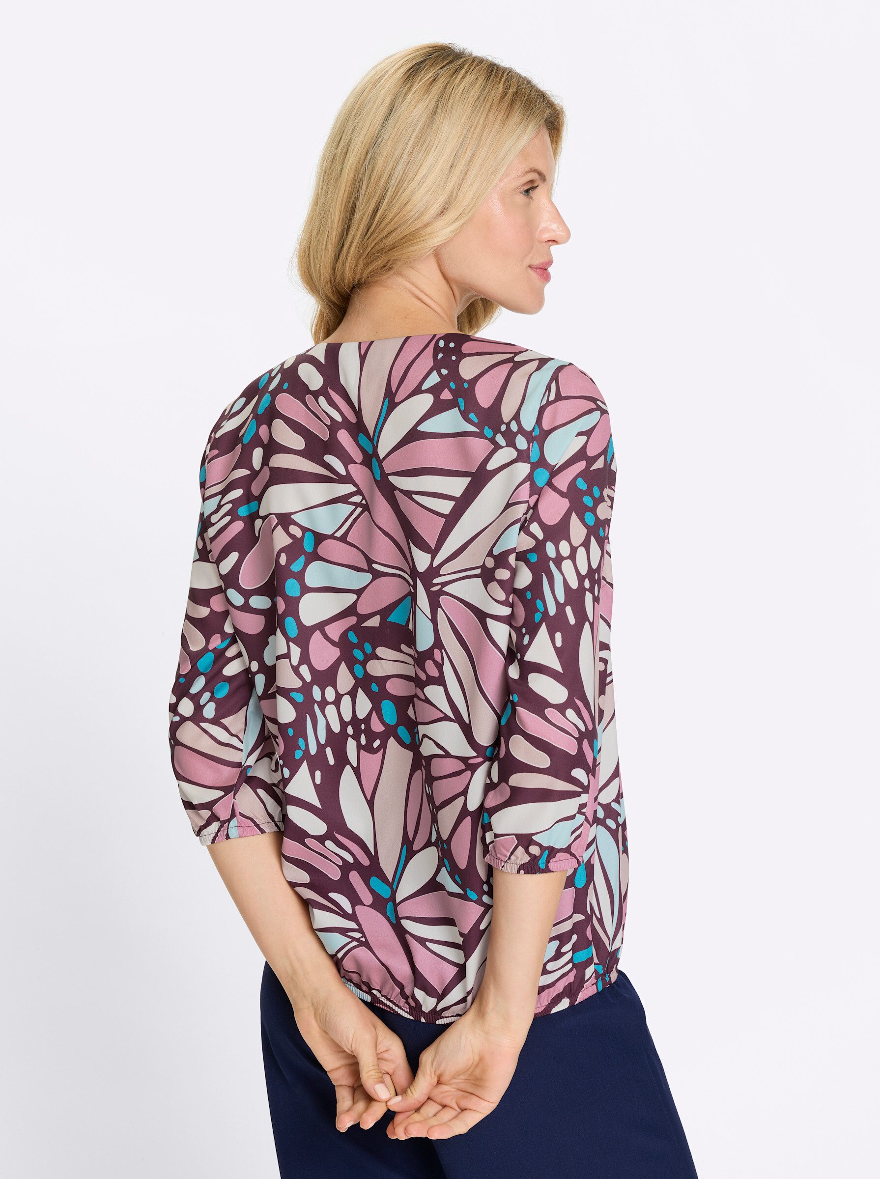Sieh an! Klassische Bluse Schlupfbluse günstig online kaufen