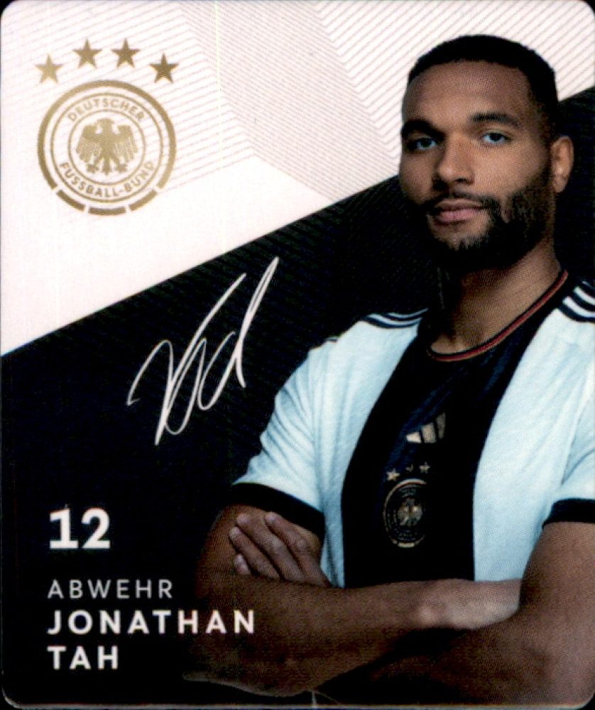REWE Sammelkarte Karte 12 - Jonathan Tah - WM 2022 REWE