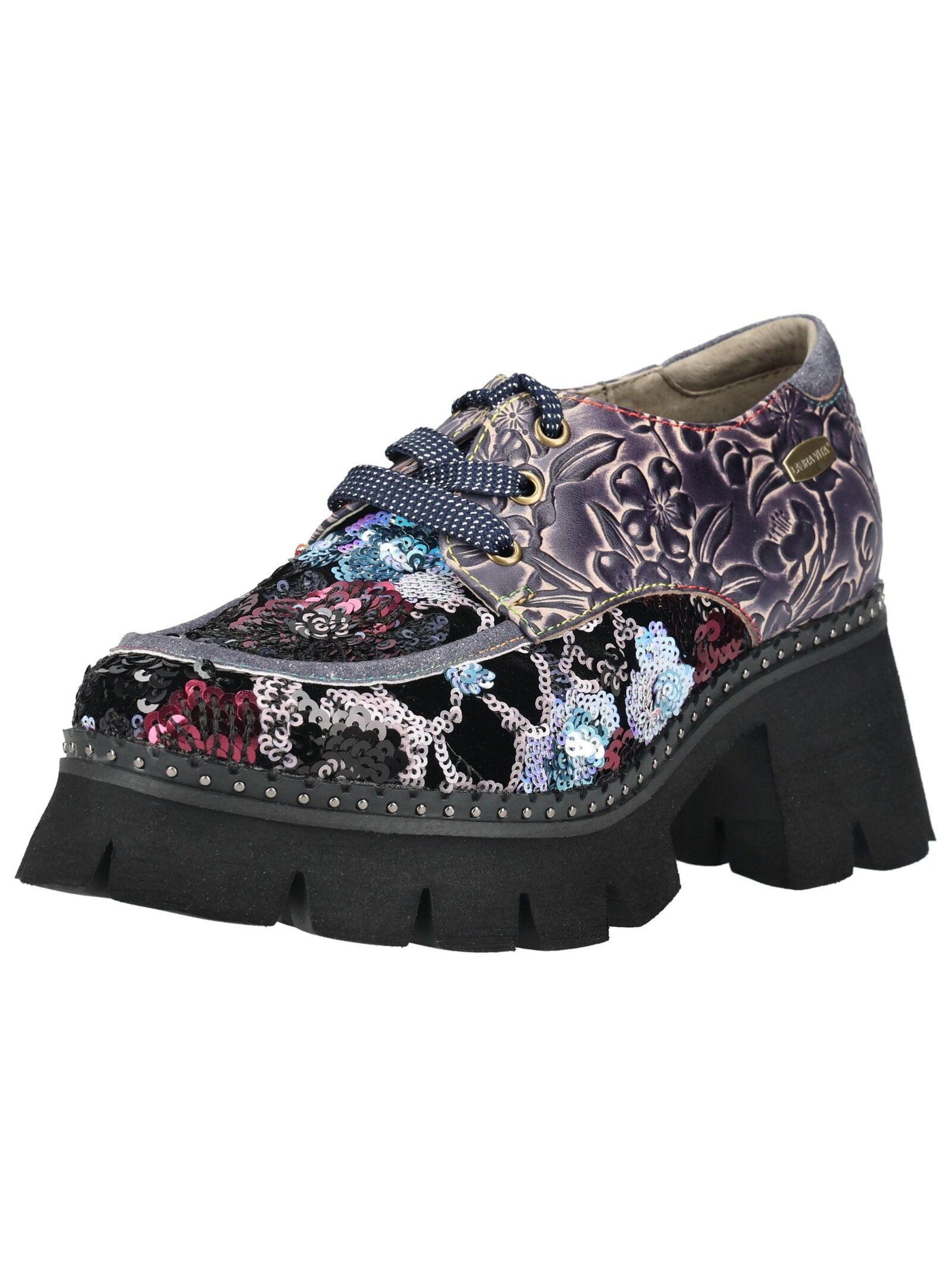 LAURA VITA LAURA VITA Halbschuhe Leder/Textil Schnürschuh