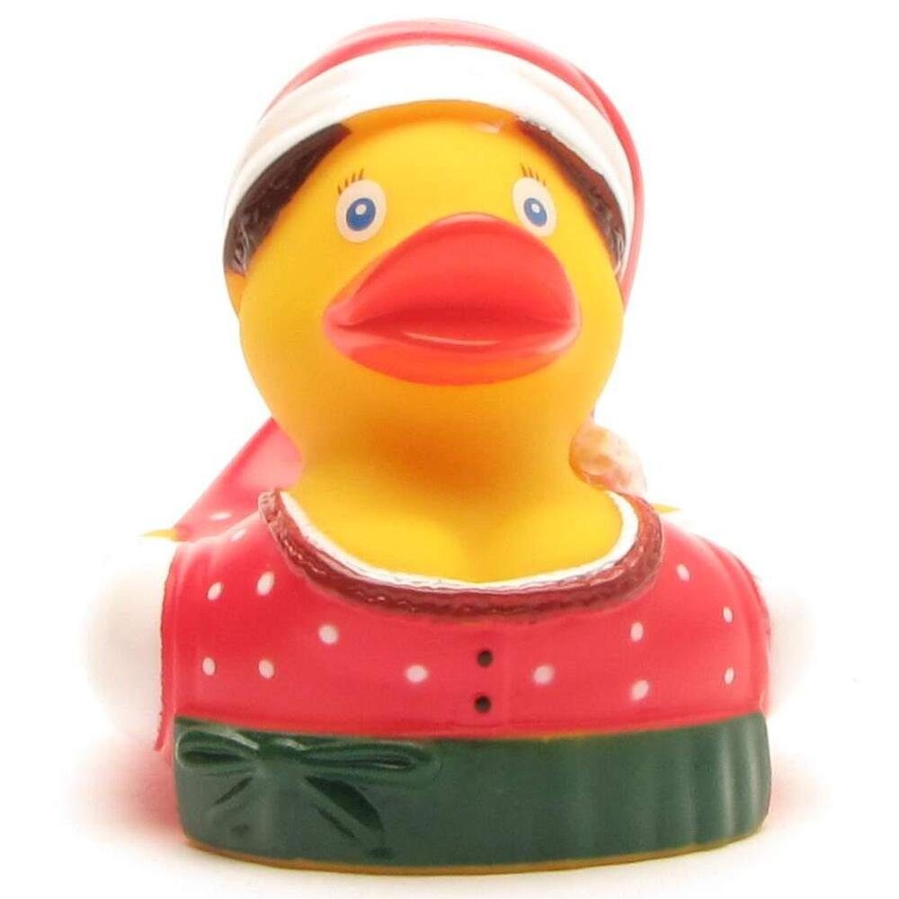 Badeente Duckshop Badespielzeug Quietscheente im - Dirndel Weihnachtsfrau