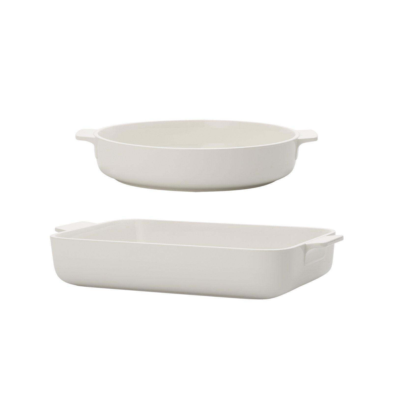 Villeroy & Boch Auflaufform Clever Cooking Auflaufformen groß 2er Set, Porzellan, (2-St)