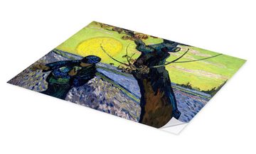 Posterlounge Wandfolie Vincent van Gogh, Der Sämann, Wohnzimmer Malerei