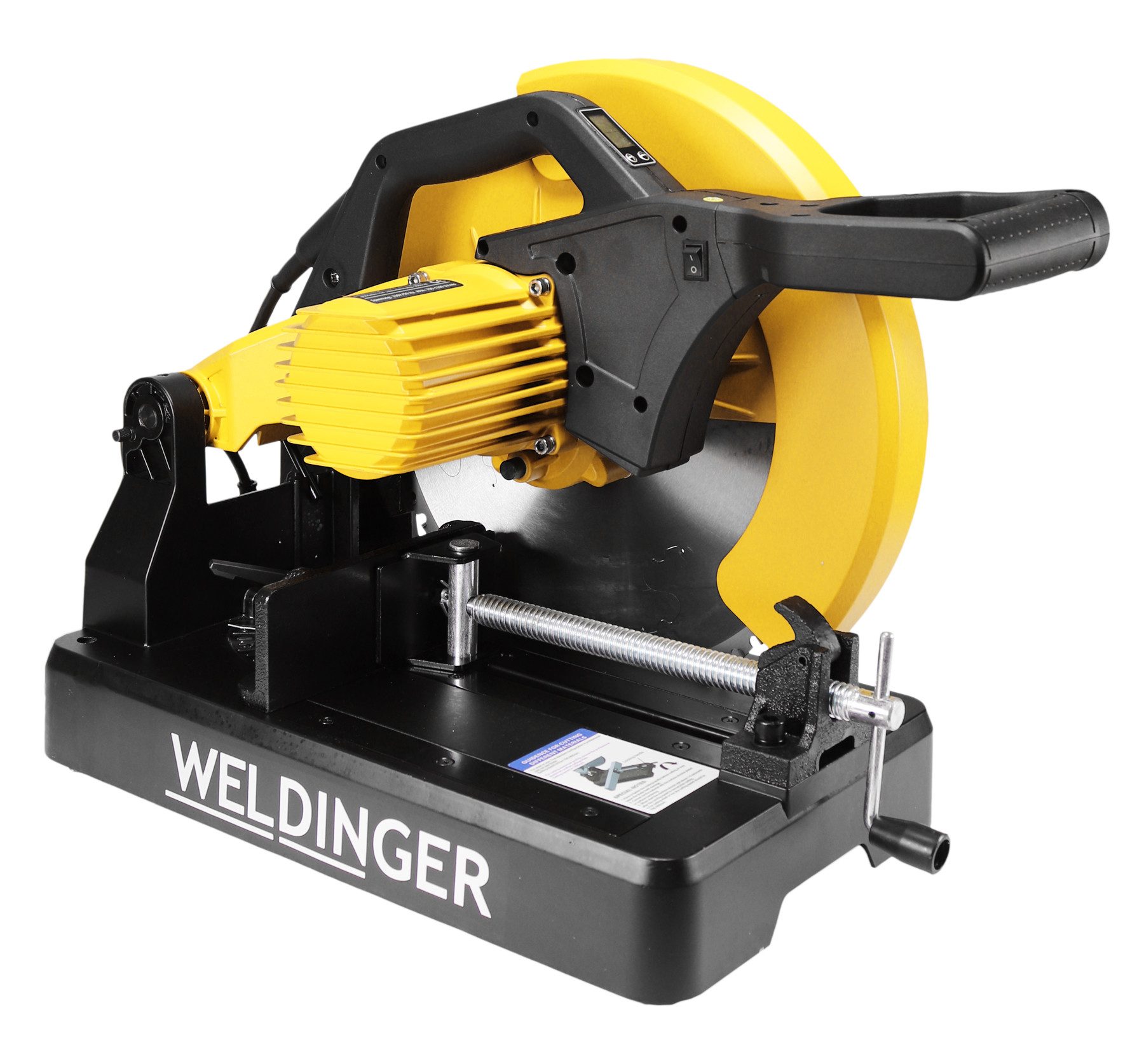 WELDINGER Kappsäge MS-356 vario Metallkreissäge mit Variospeed 355 mm für Rohre Profile