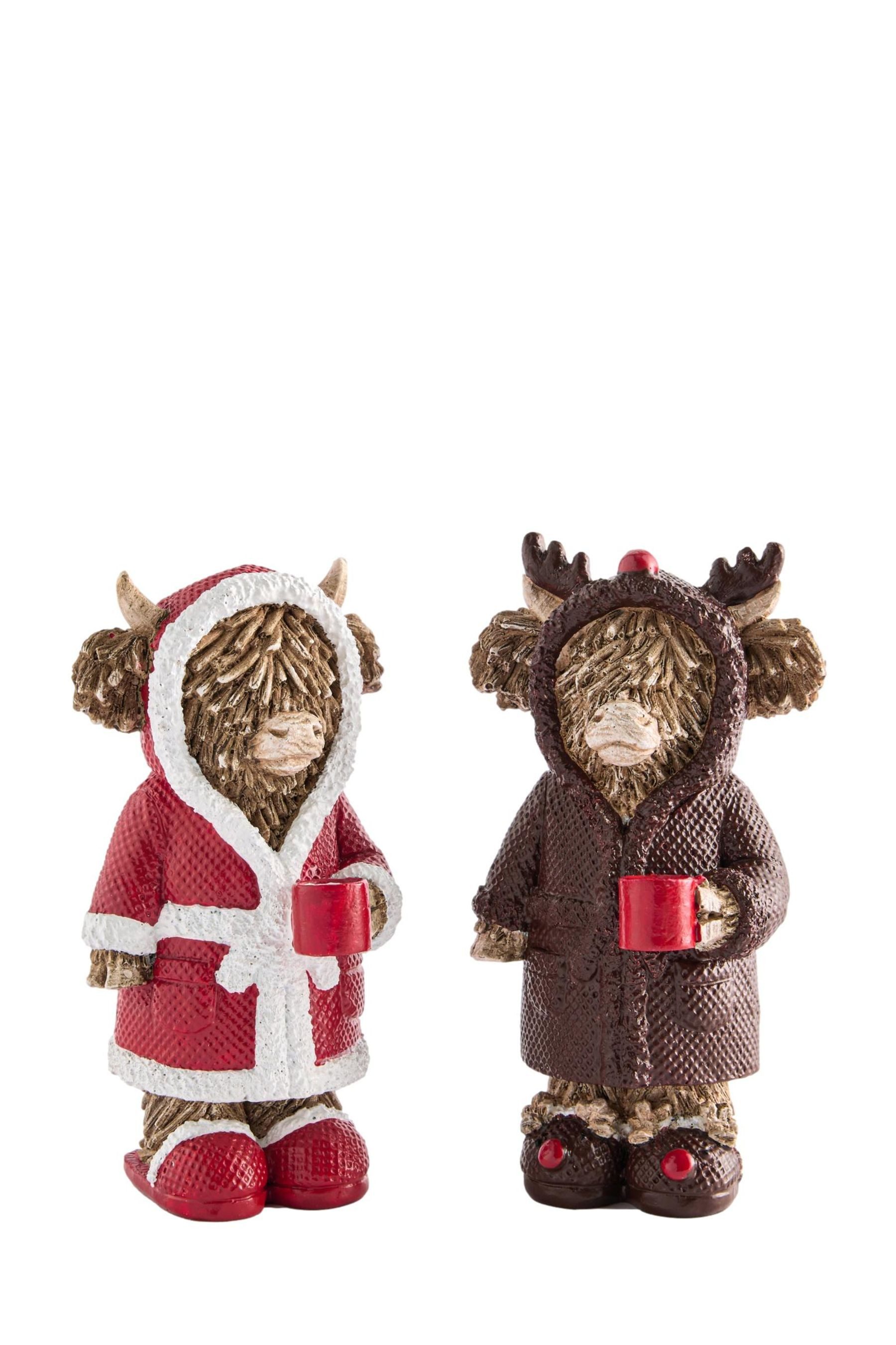 Next Dekoobjekt 2er-Set weihnachtliche Hamish Ornamente