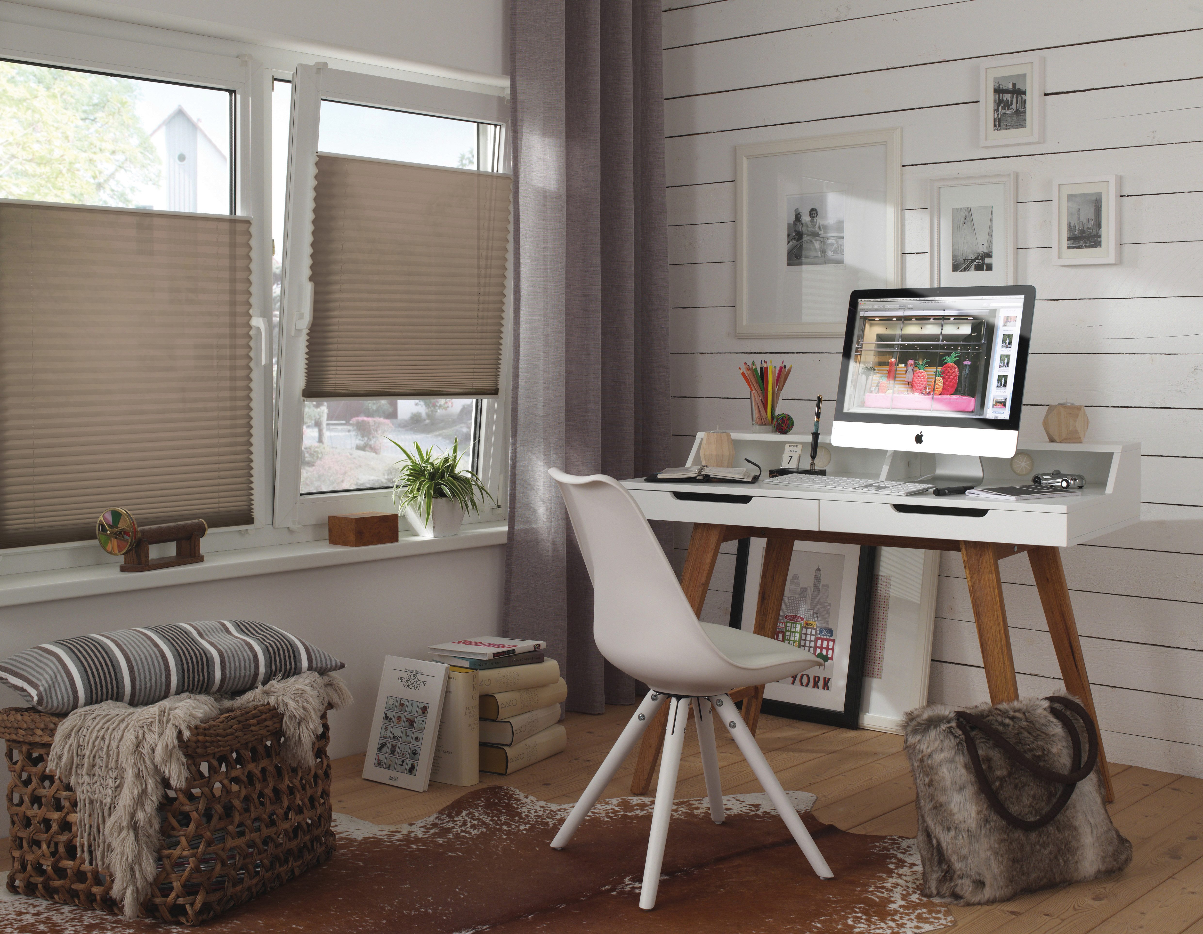 GARDINIA Plissee EASYFIX mit 2 Bedienschienen, Lichtschutz, ohne Bohren, ve günstig online kaufen