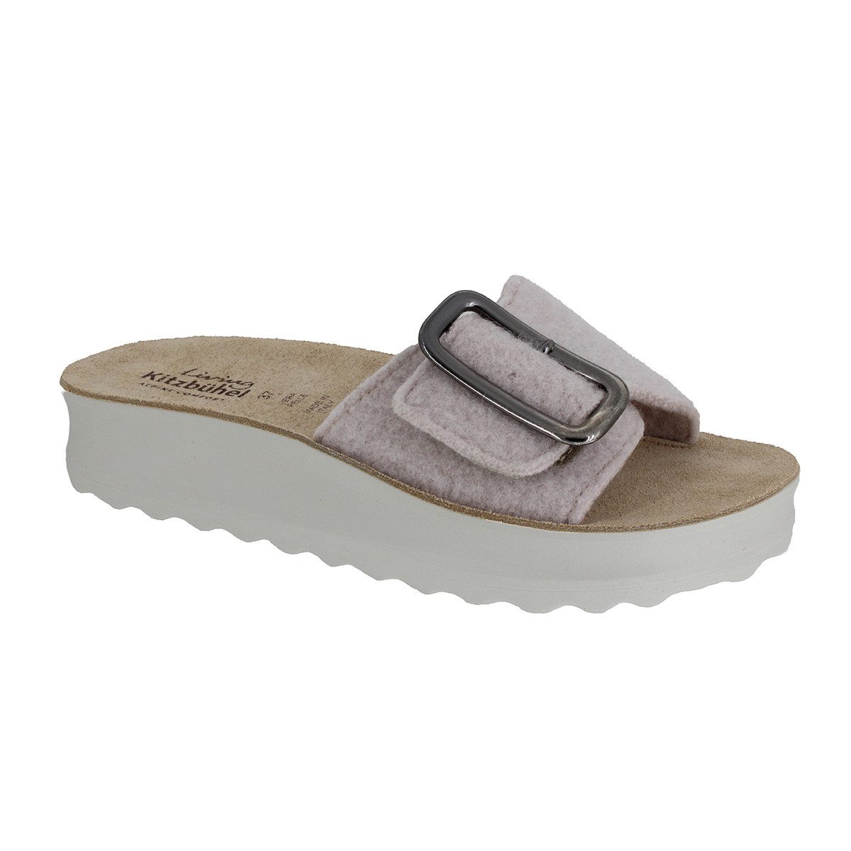 Living Kitzbühel Kitzbühel Pantolette (1-tlg) Мулы - Reine Schurwolle, Gepolstertes Lederfußbett