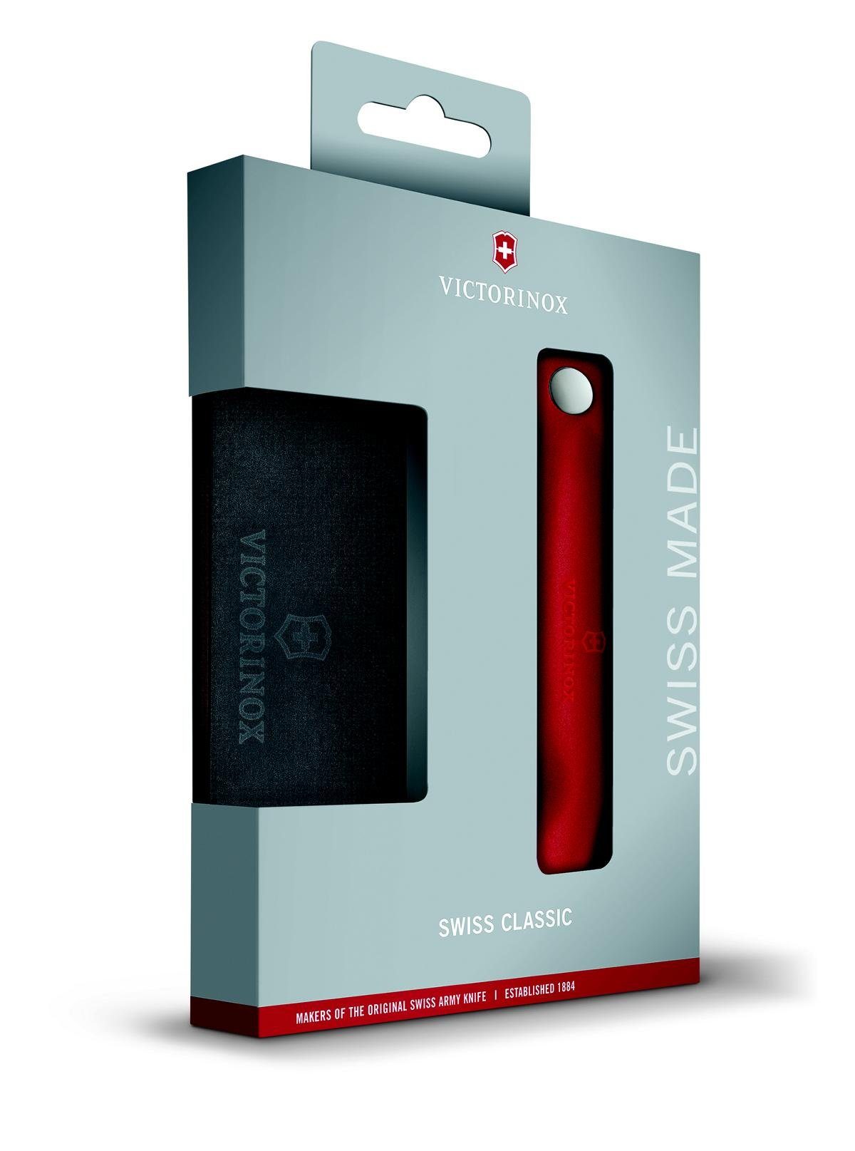 Swiss Taschenmesser rot 2-teilig, Victorinox Classic Schneidebrett-Set,