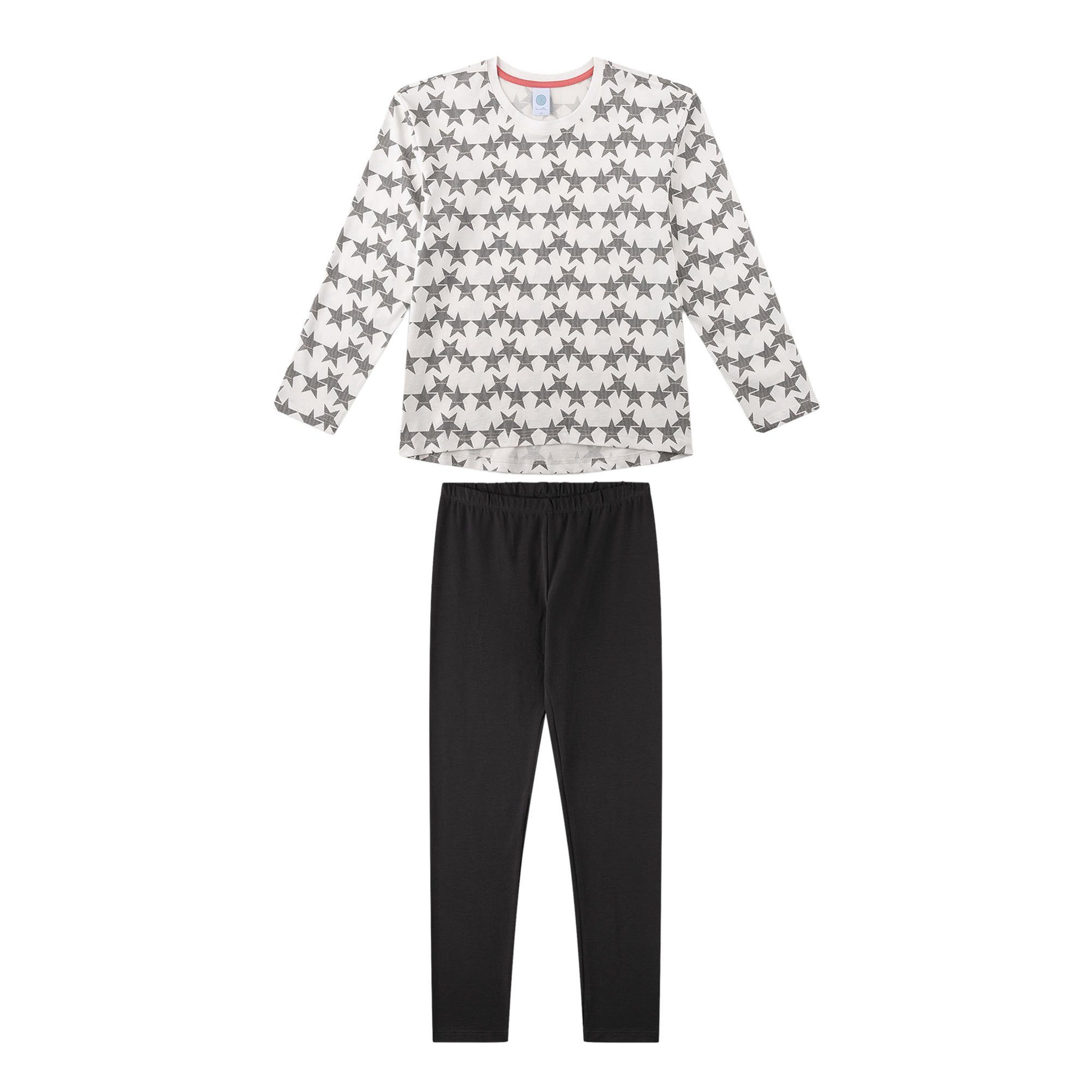 Sanetta Pyjama Mädchen Pyjama Baumwolle (2 tlg)