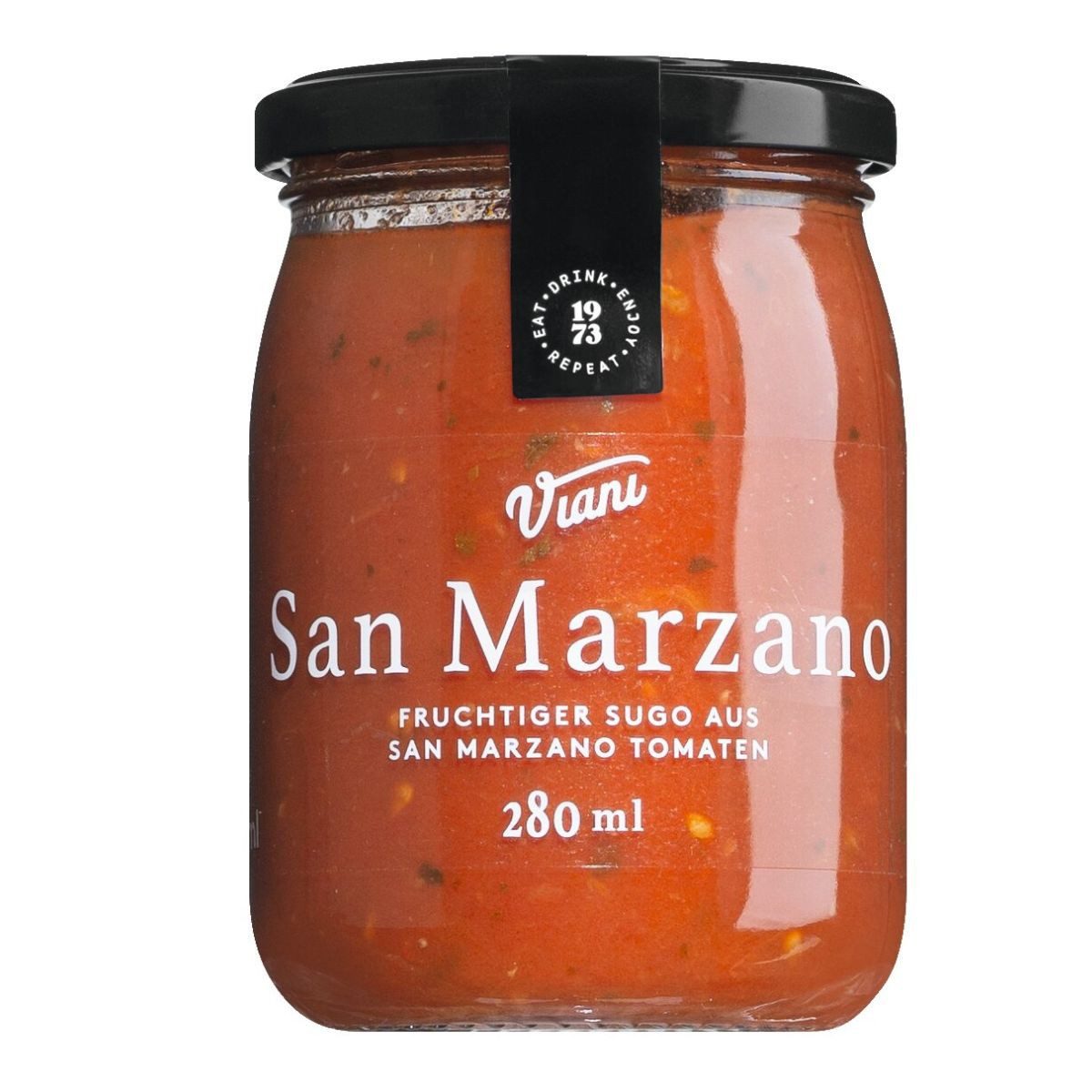 Viani Saucen Viani Sugo aus San‑Marzano‑Tomaten – Fruchtige Tomatensauce 280 ml, 280 ml