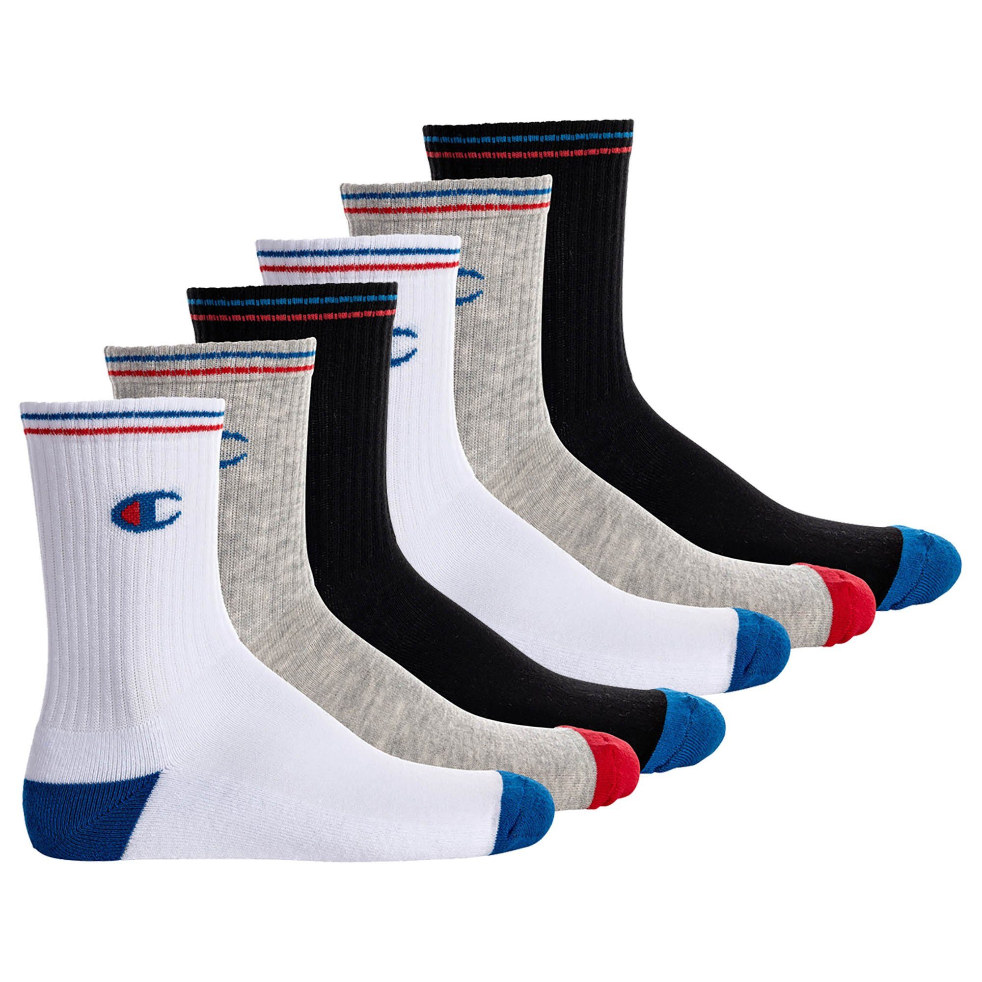 Champion Kurzsocken Unisex Socken 6er Pack Baumwollmischung (Packung, 6er Pack)