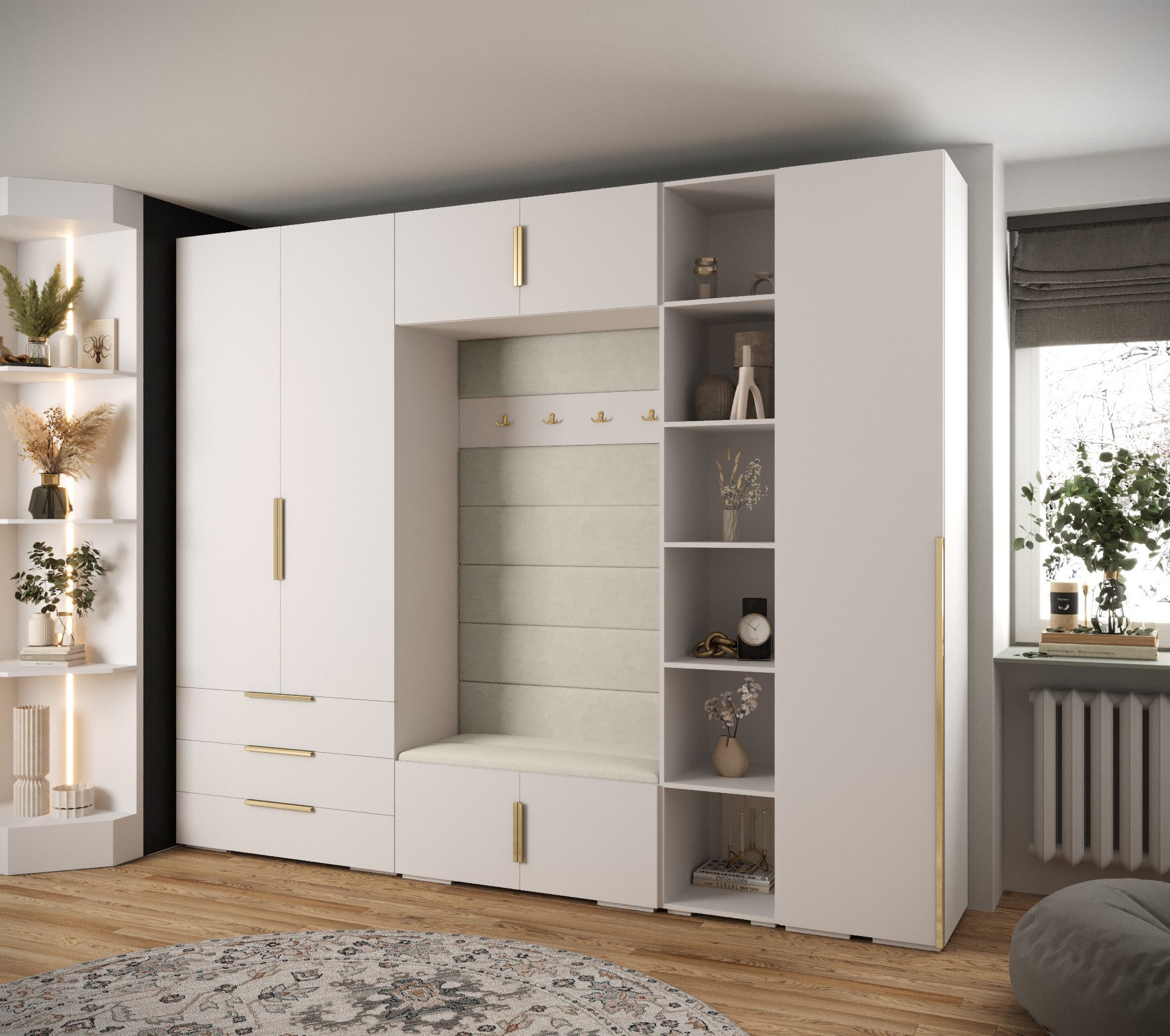 ABIKS MÖBEL Kompaktgarderobe INOVA 1 SATZ günstig online kaufen
