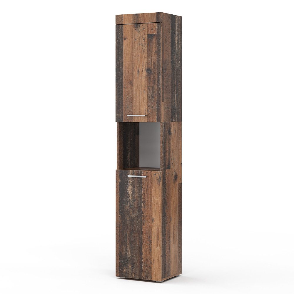 Vicco Hochschrank Luna, Oldstyle, 37 x 190 cm (1-St)