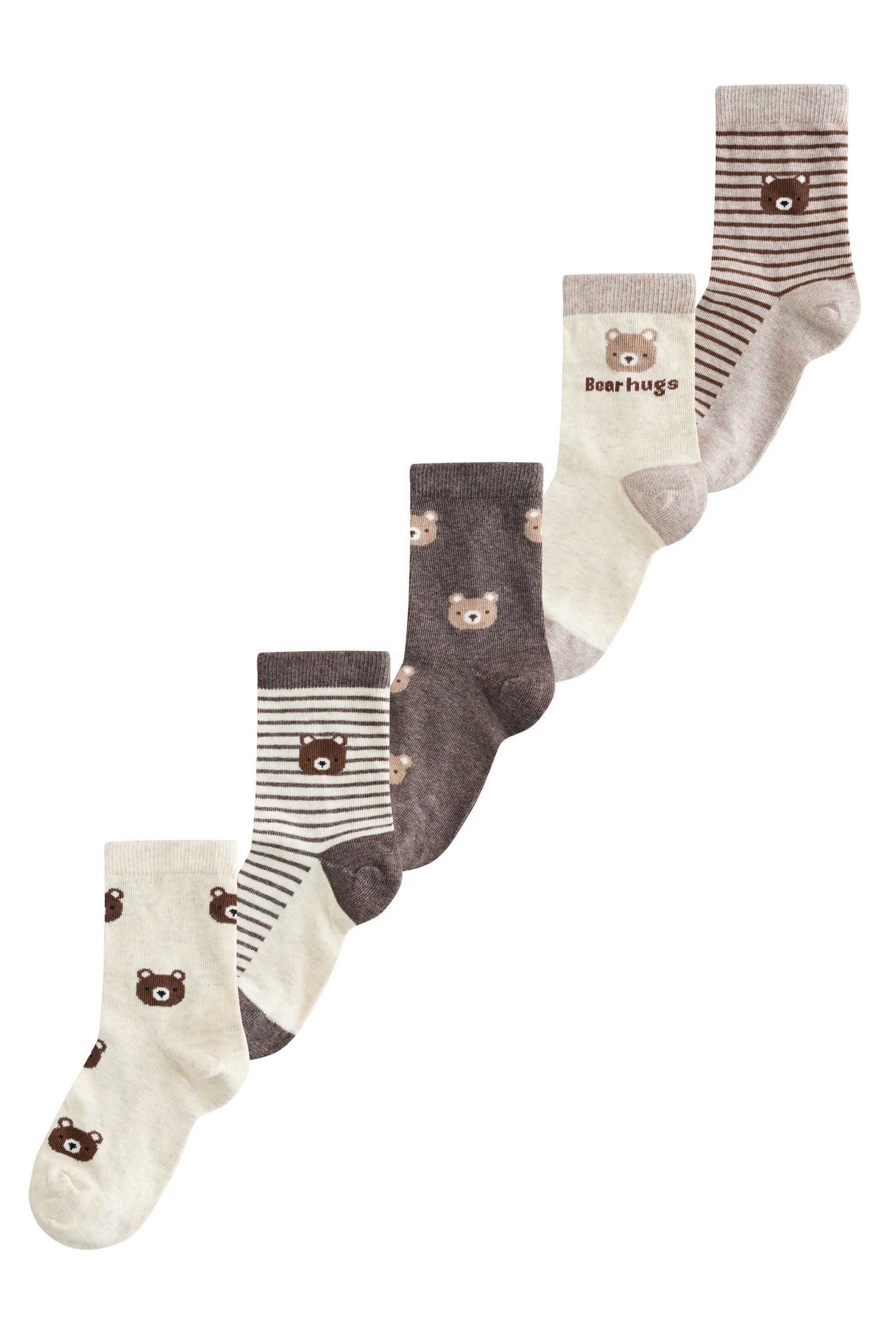 Next Kurzsocken Socken mit hohem Baumwollanteil, 5er-Pack (5-Paar)
