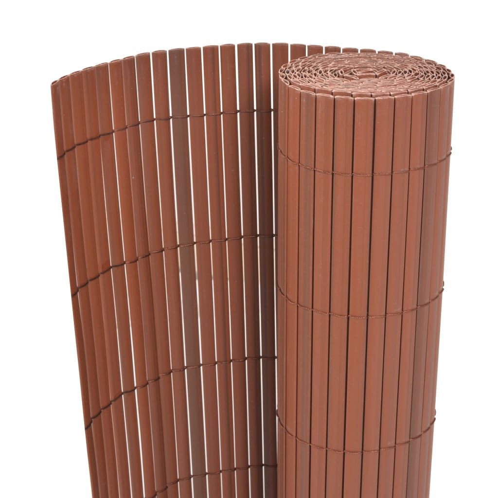 vidaXL Gartenzaun Gartenzaun Doppelseitig PVC 90 günstig online kaufen