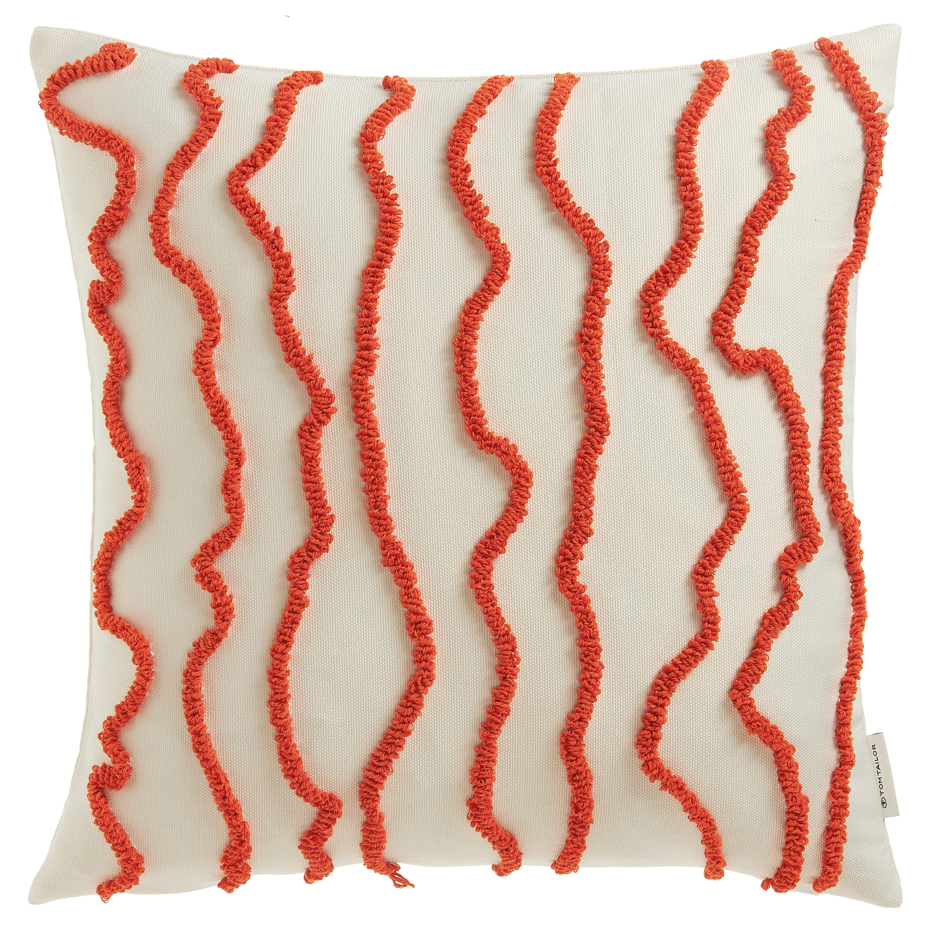 TOM TAILOR HOME Dekokissen Wavy, bestickt, günstig online kaufen