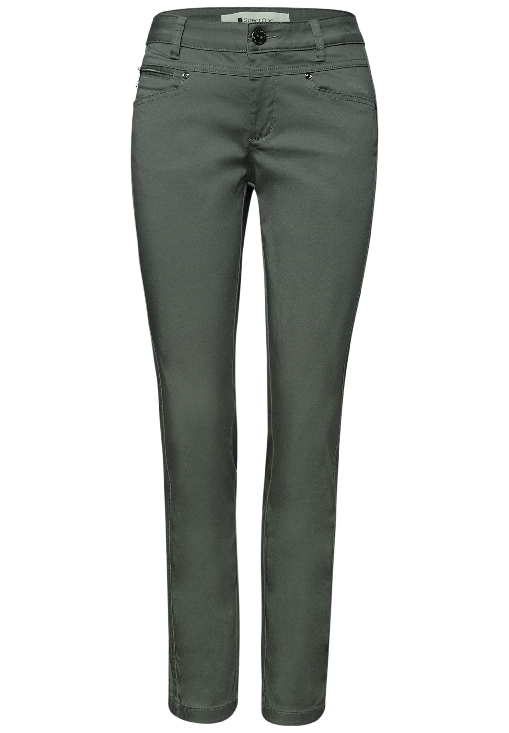 STREET ONE Stoffhose aus Baumwolle mit Stretchanteil – Bild 4 von 5